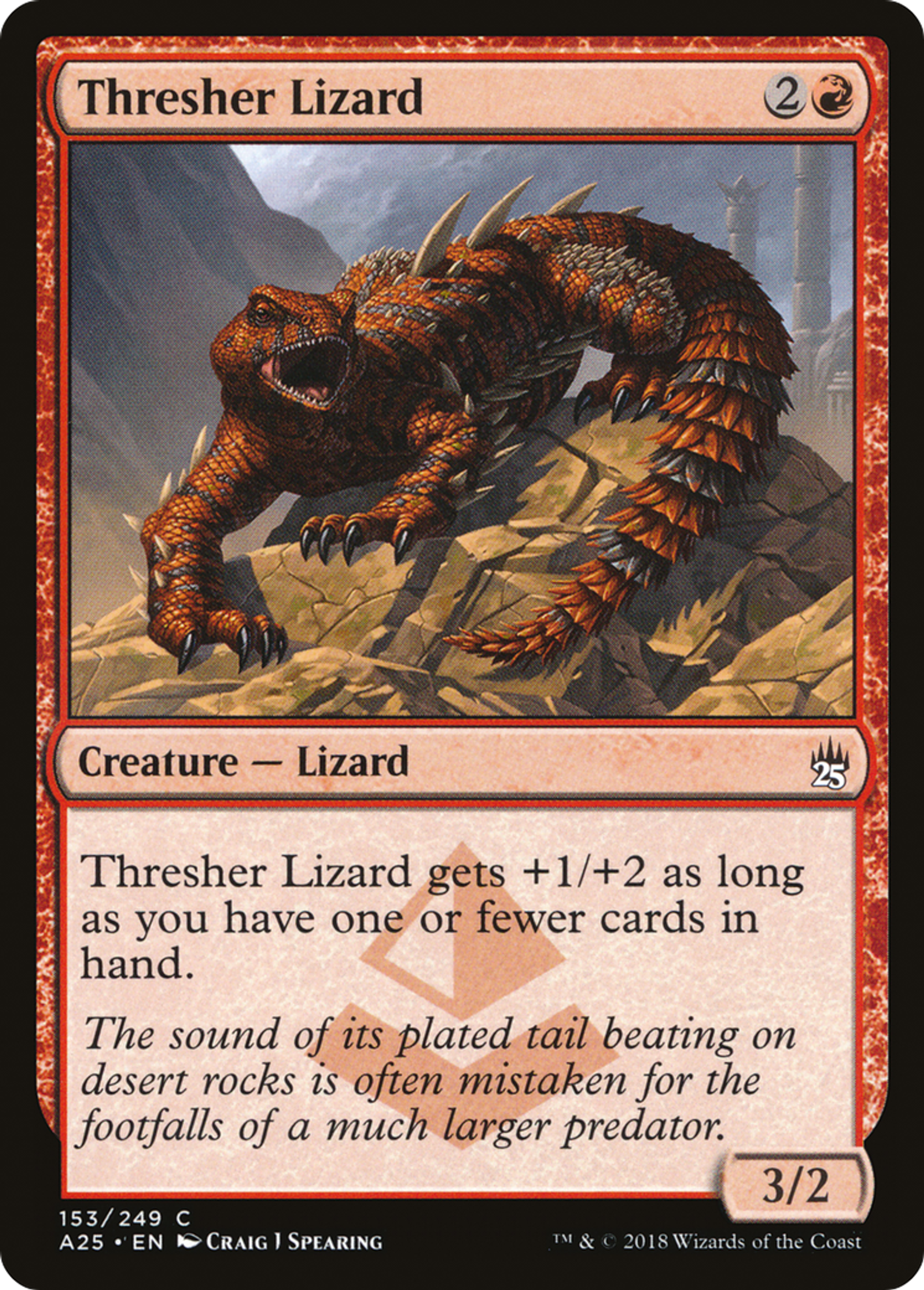 Thresher Lizard — Masters 25 — Magic: The Gathering