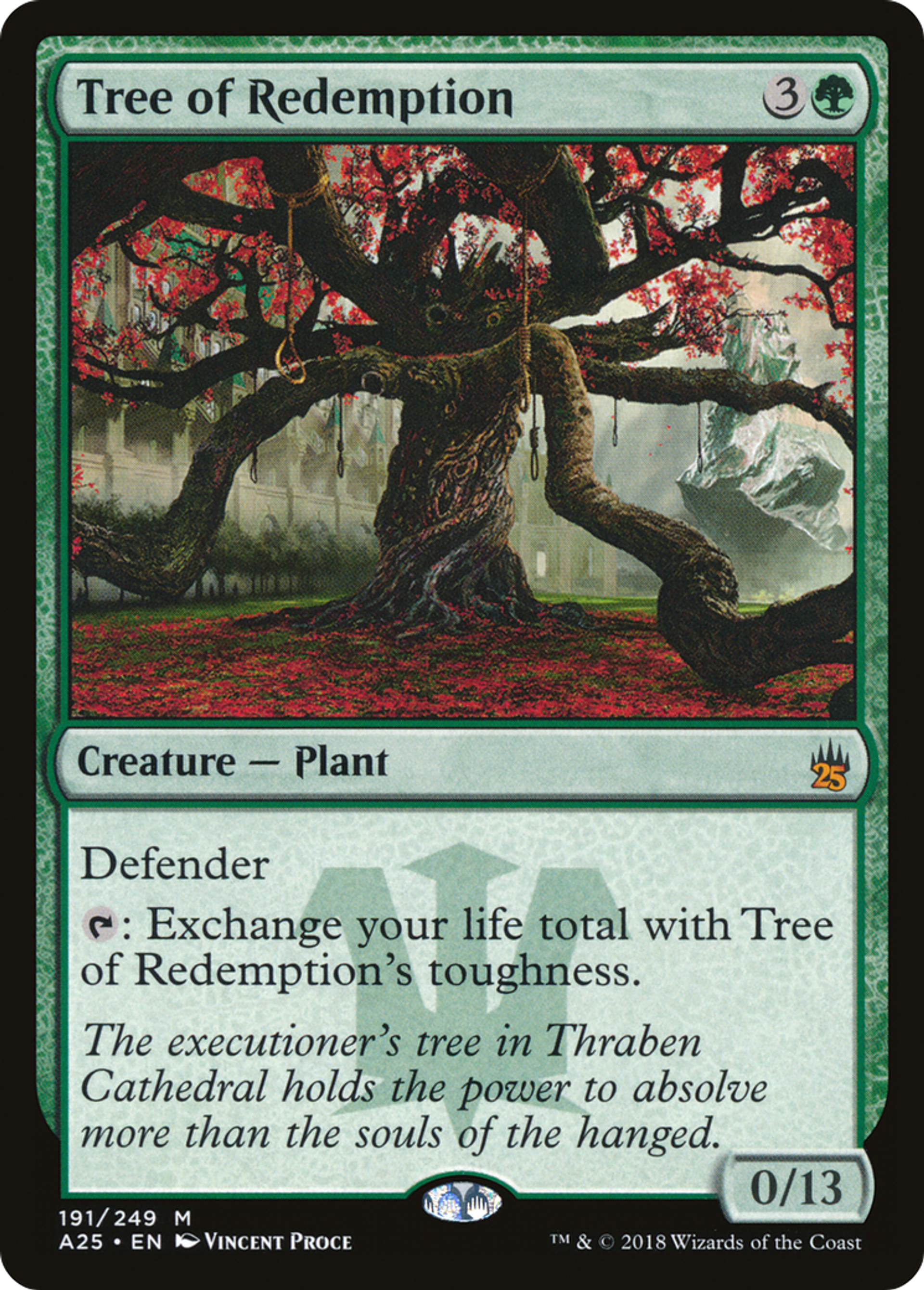 Tree of Redemption — Masters 25 — Magic: The Gathering