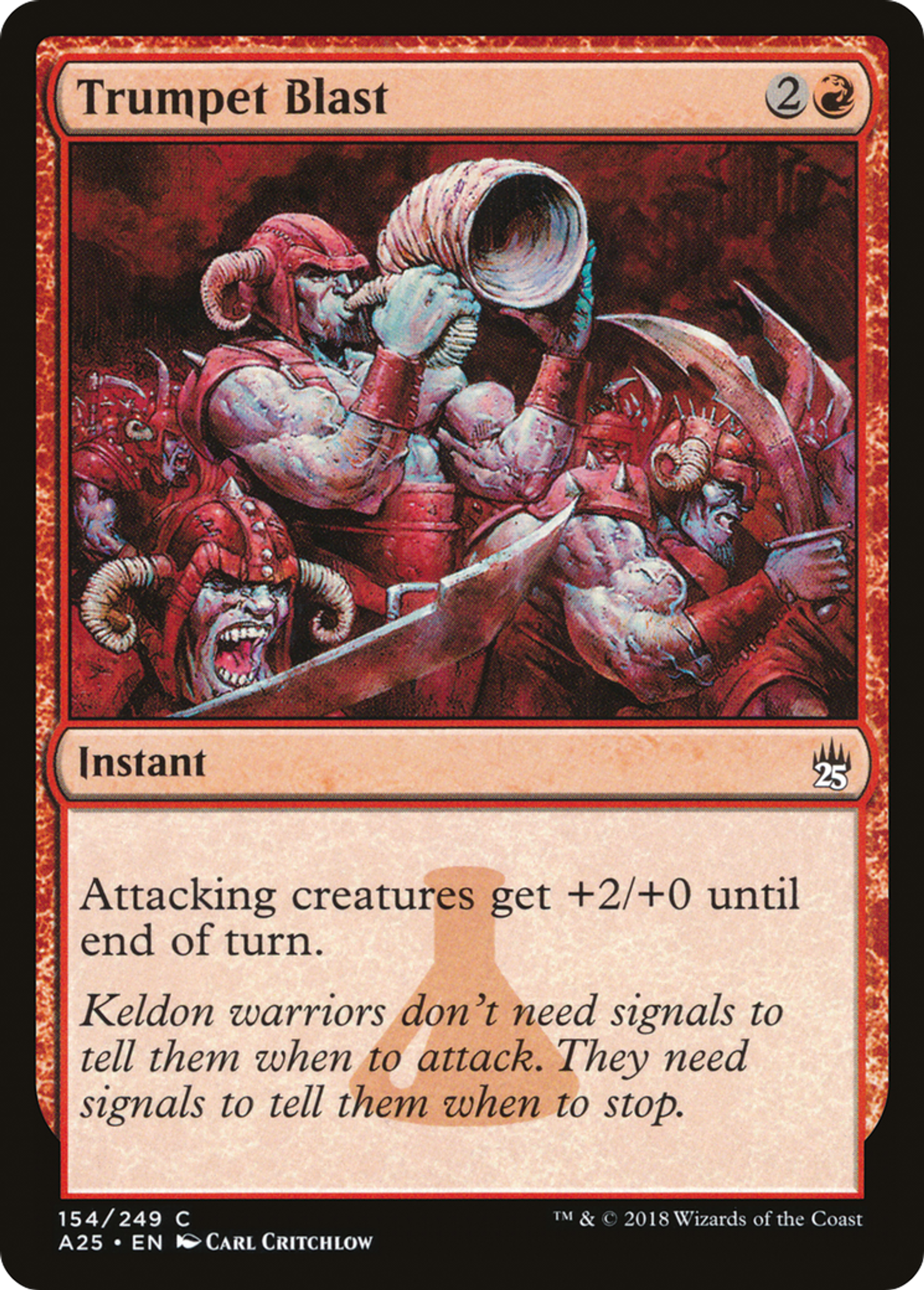 Trumpet Blast — Masters 25 — Magic: The Gathering