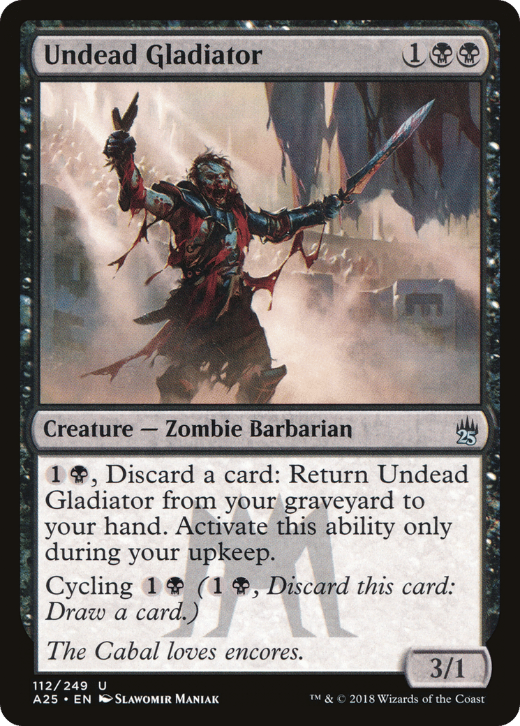 Undead Gladiator — Masters 25 — Magic: The Gathering