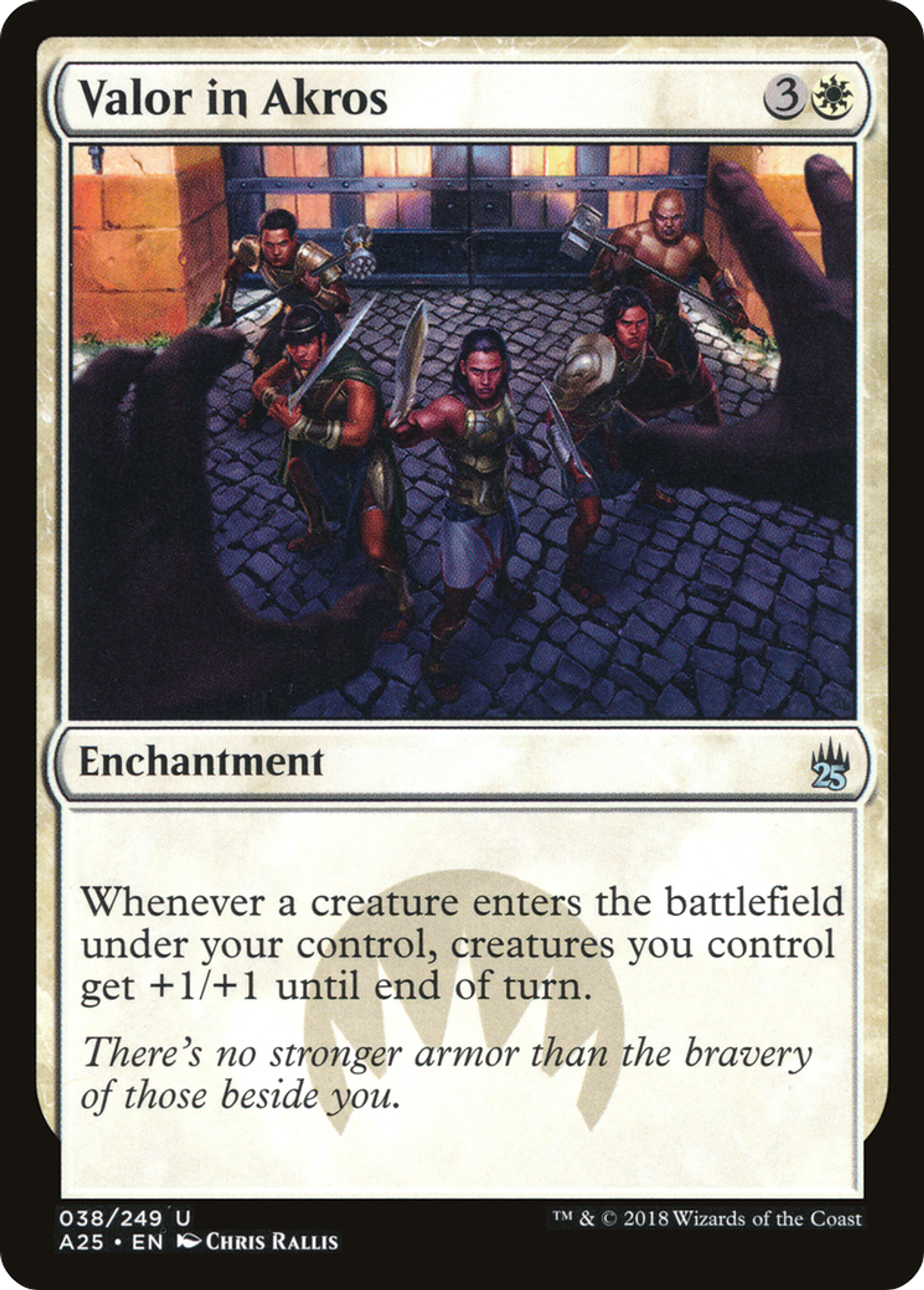 Valor in Akros — Masters 25 — Magic: The Gathering