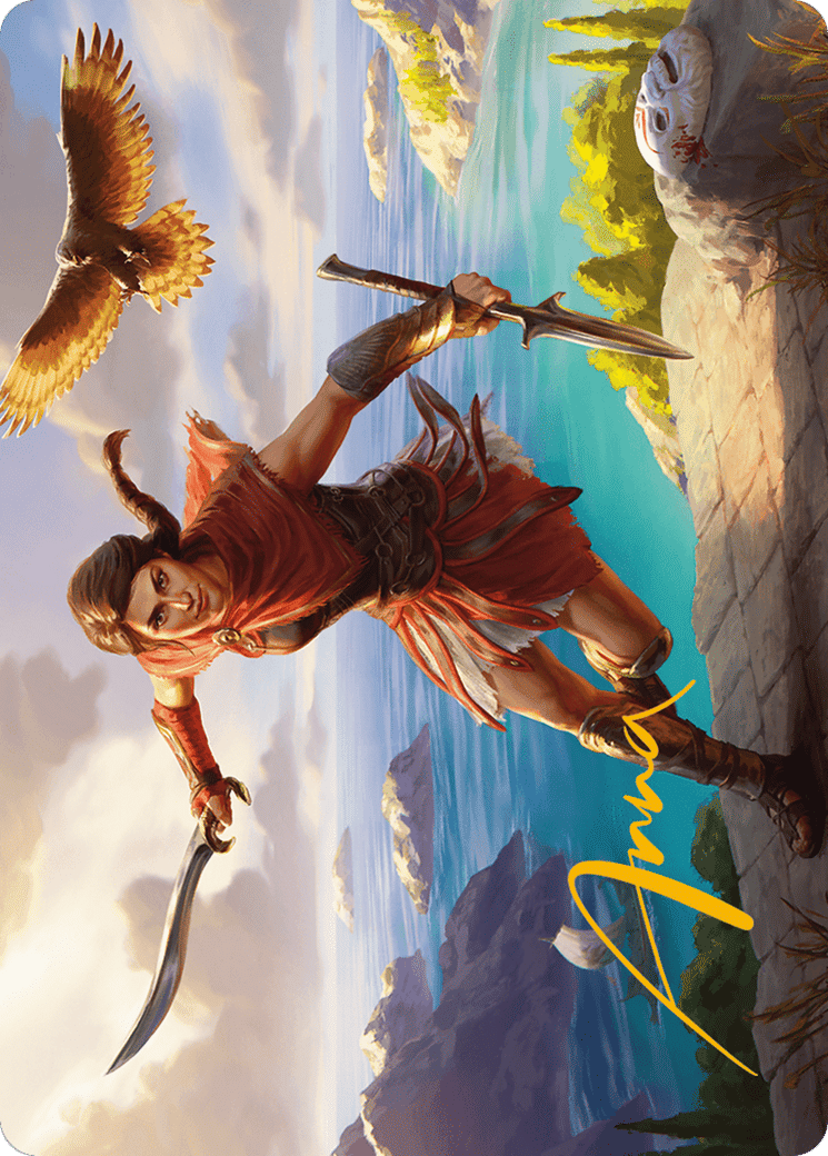 Kassandra, Eagle Bearer — Assassin's Creed Art Series — Magic: The Gathering