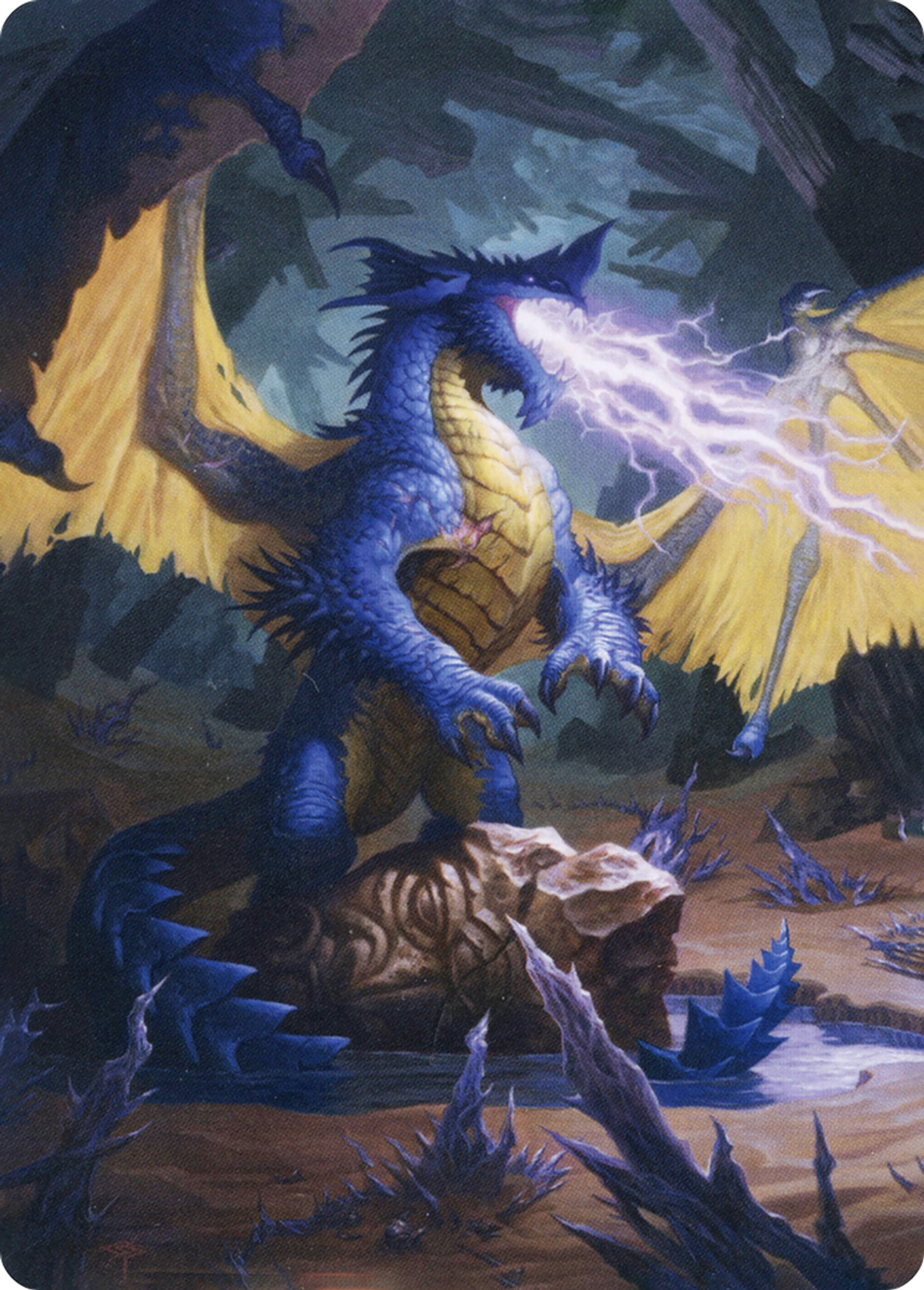Blue Dragon — Adventures in the Forgotten Realms Art Series — Magic: The Gathering