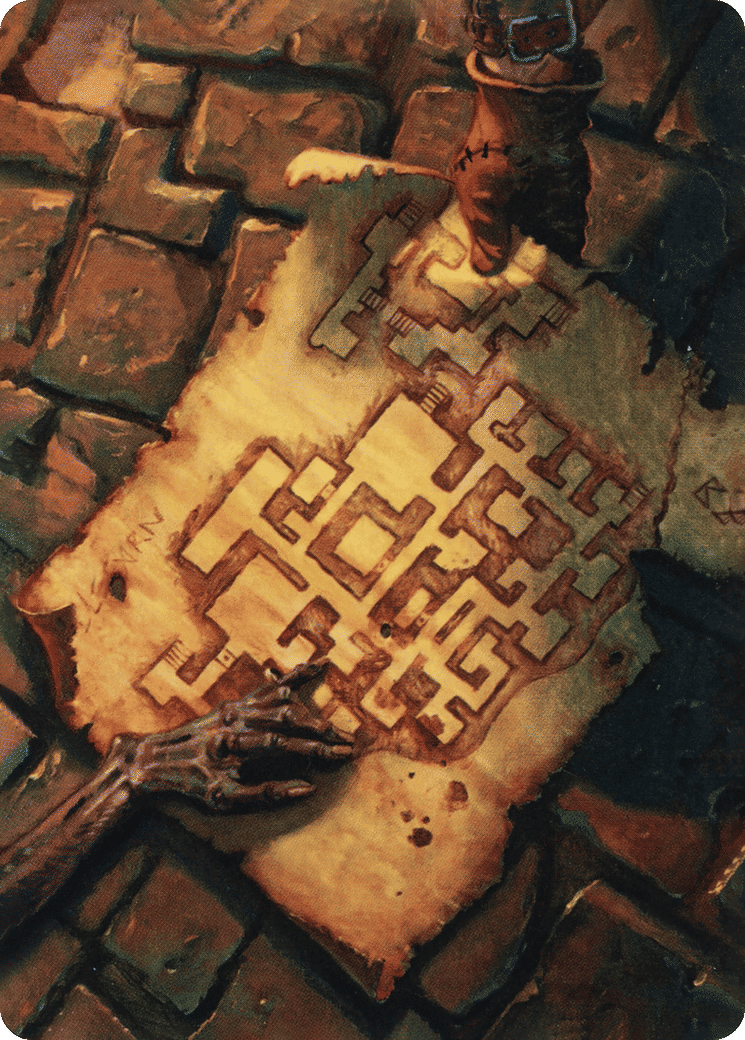 Dungeon Map — Adventures in the Forgotten Realms Art Series — Magic: The Gathering