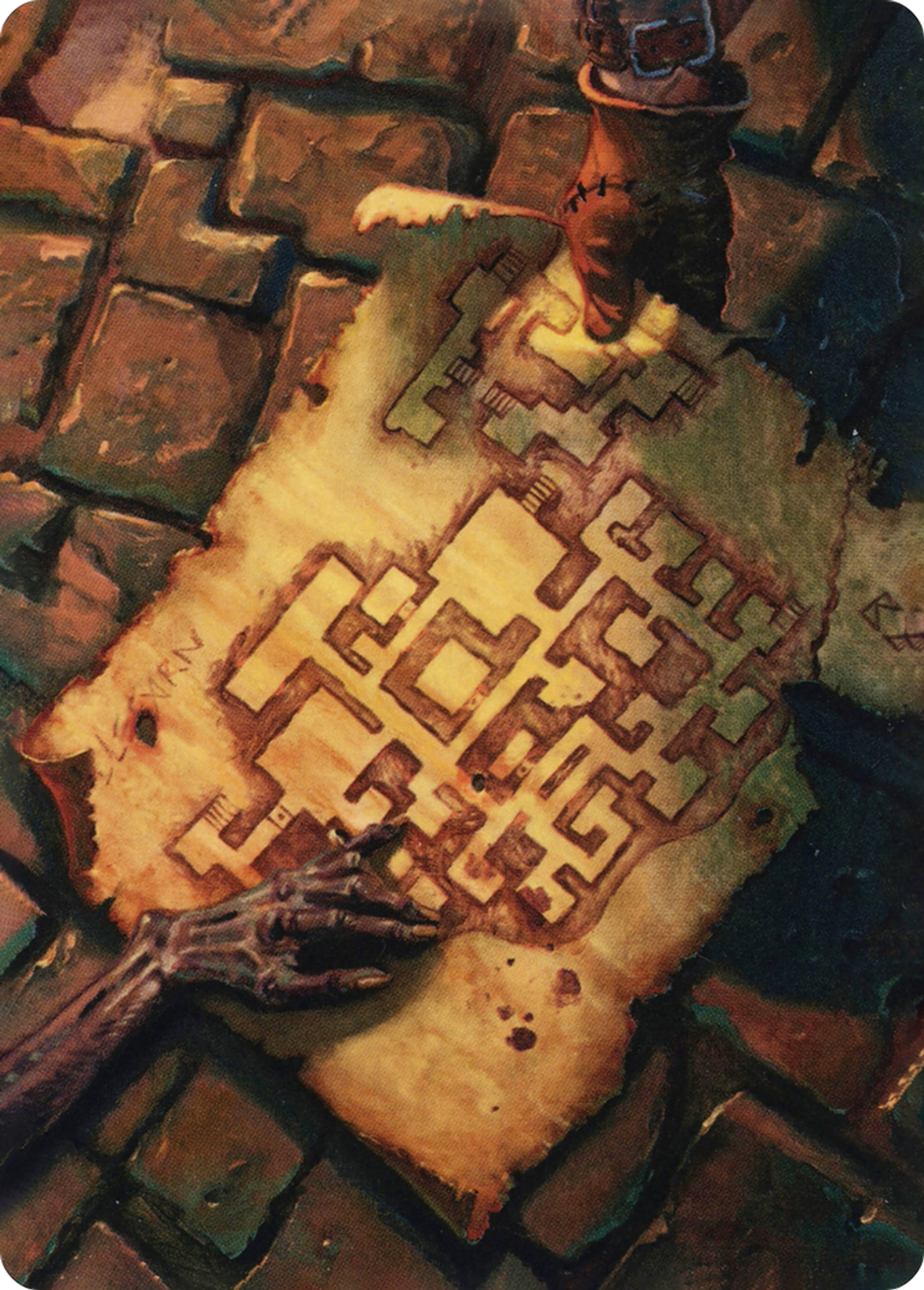 Dungeon Map — Adventures in the Forgotten Realms Art Series — Magic: The Gathering