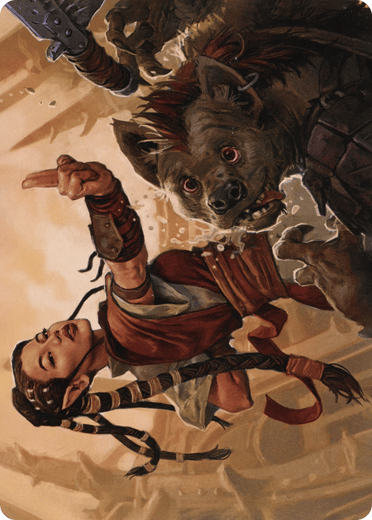 Half-Elf Monk — Adventures in the Forgotten Realms Art Series — Magic: The Gathering