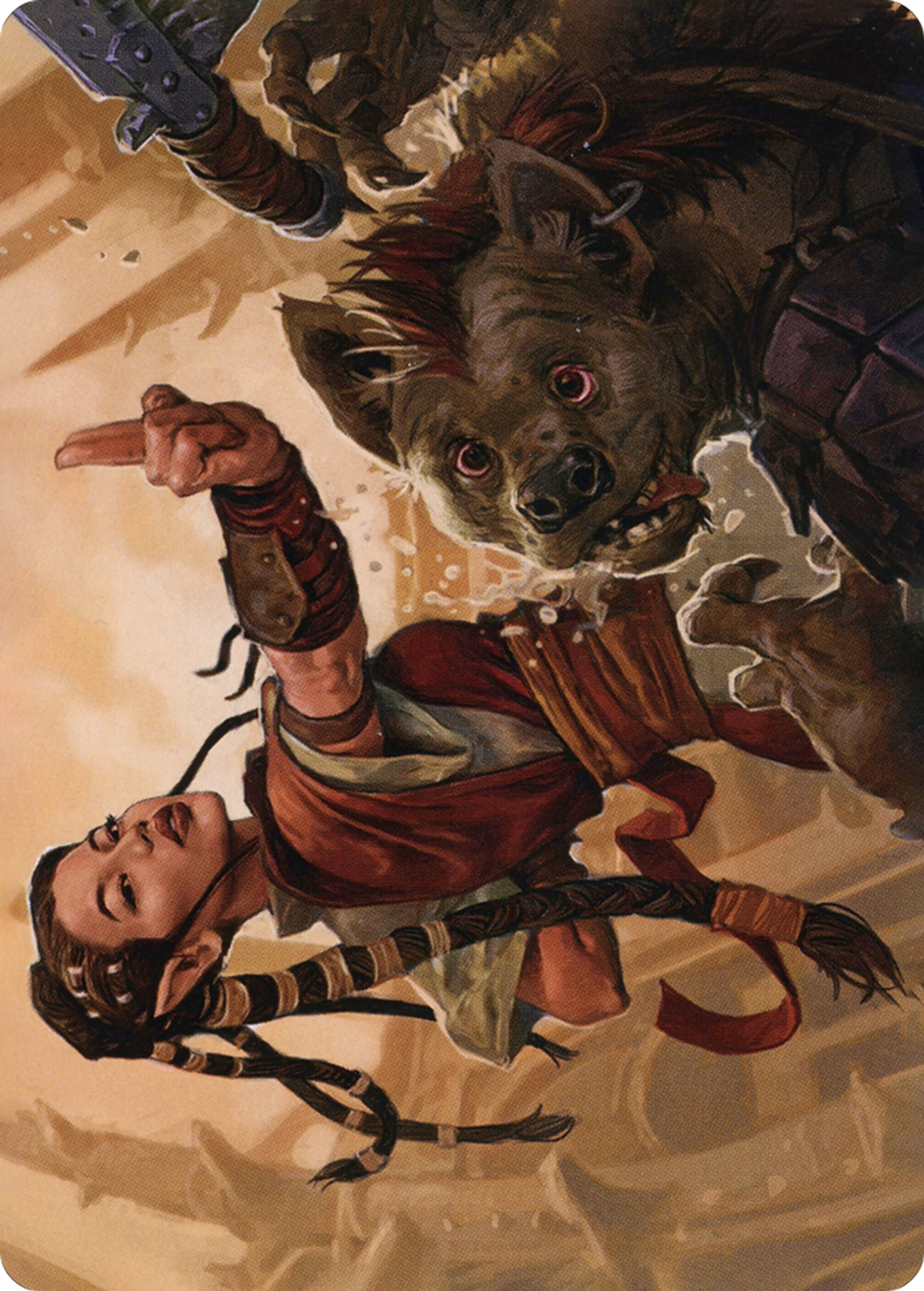 Half-Elf Monk — Adventures in the Forgotten Realms Art Series — Magic: The Gathering