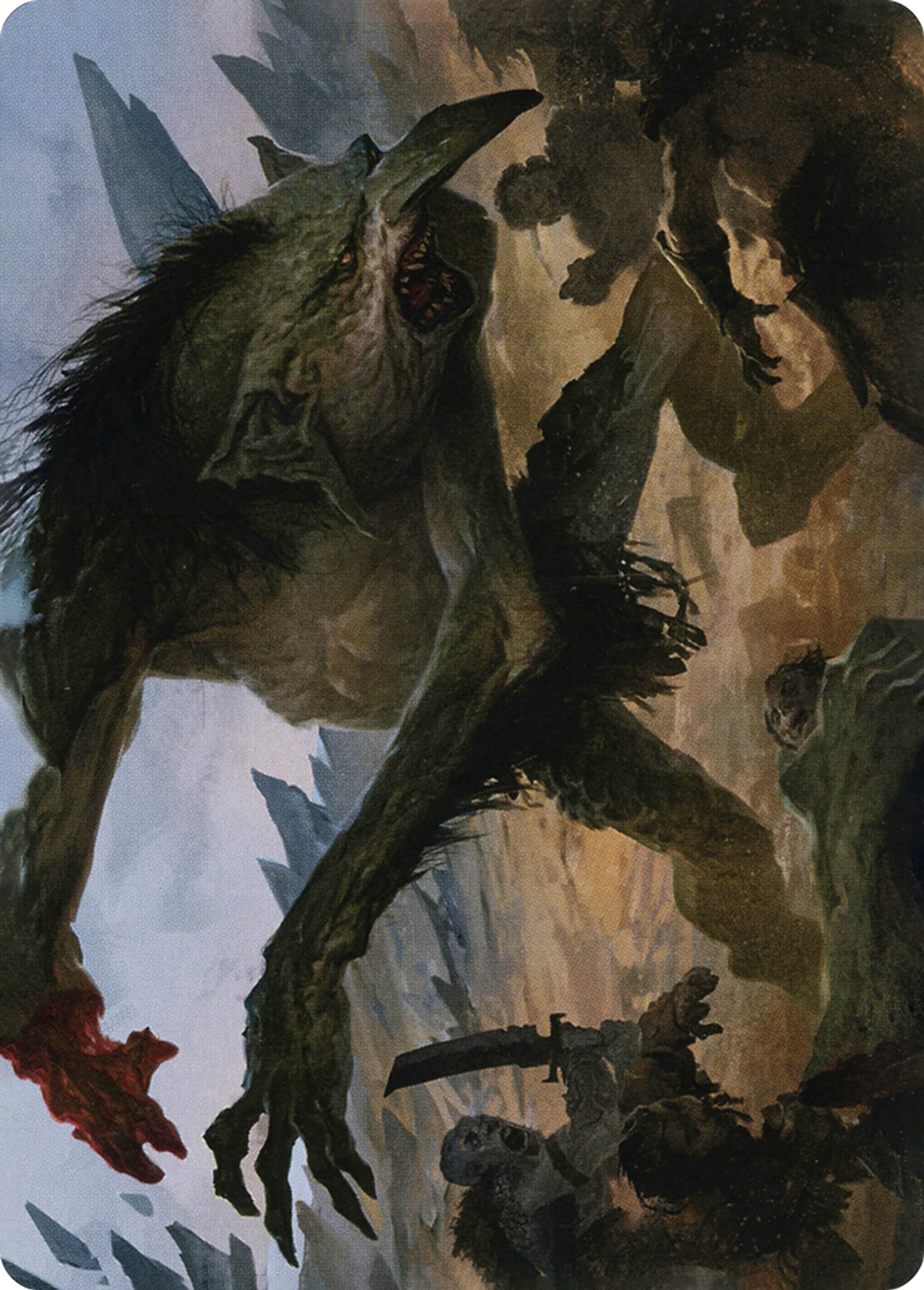 Loathsome Troll // Troll — Adventures in the Forgotten Realms Art Series — Magic: The Gathering