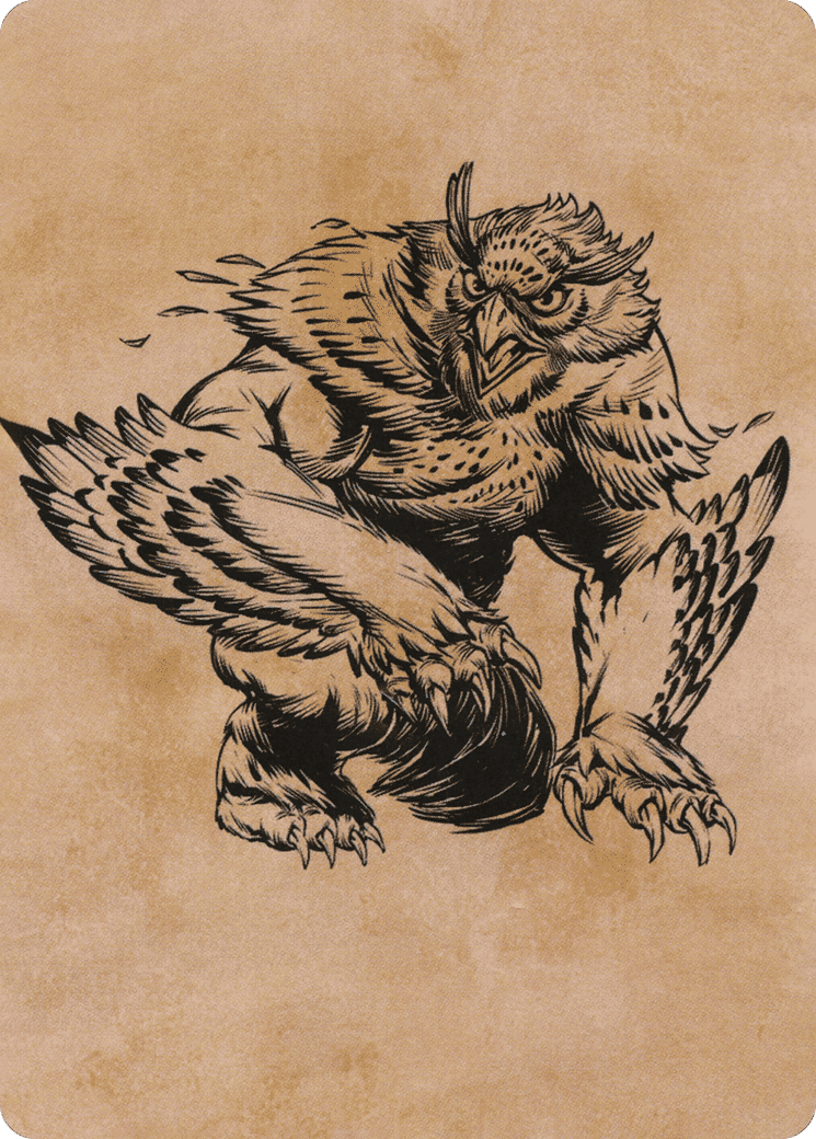 Owlbear — Adventures in the Forgotten Realms Art Series — Magic: The Gathering