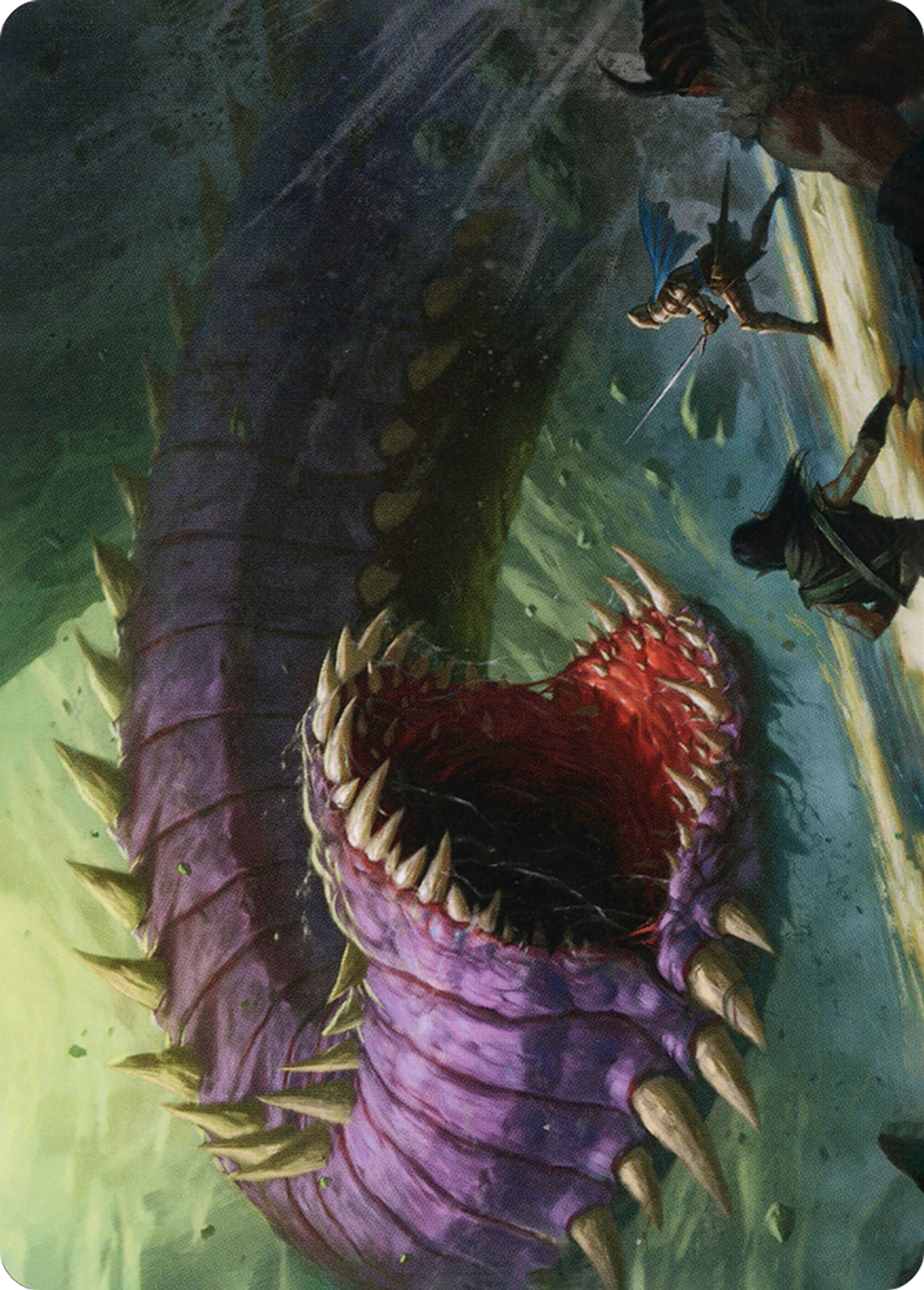 Purple Worm — Adventures in the Forgotten Realms Art Series — Magic: The Gathering