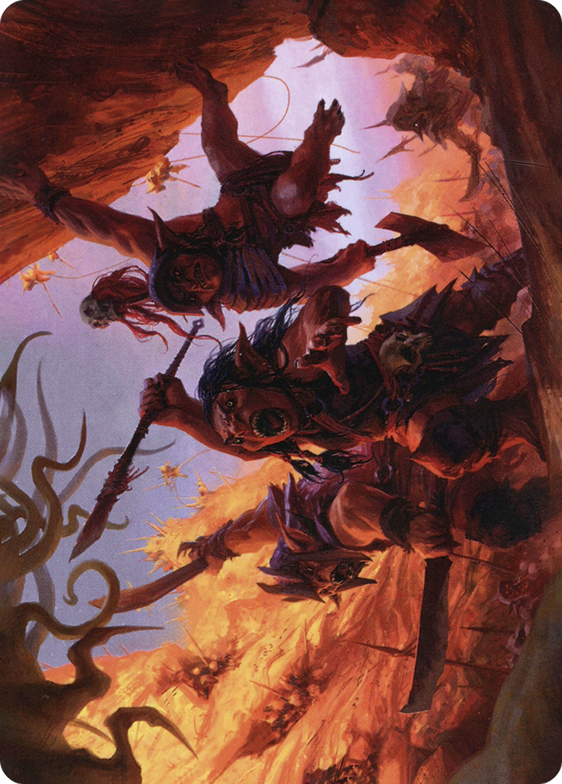 Swarming Goblins // Goblin — Adventures in the Forgotten Realms Art Series — Magic: The Gathering
