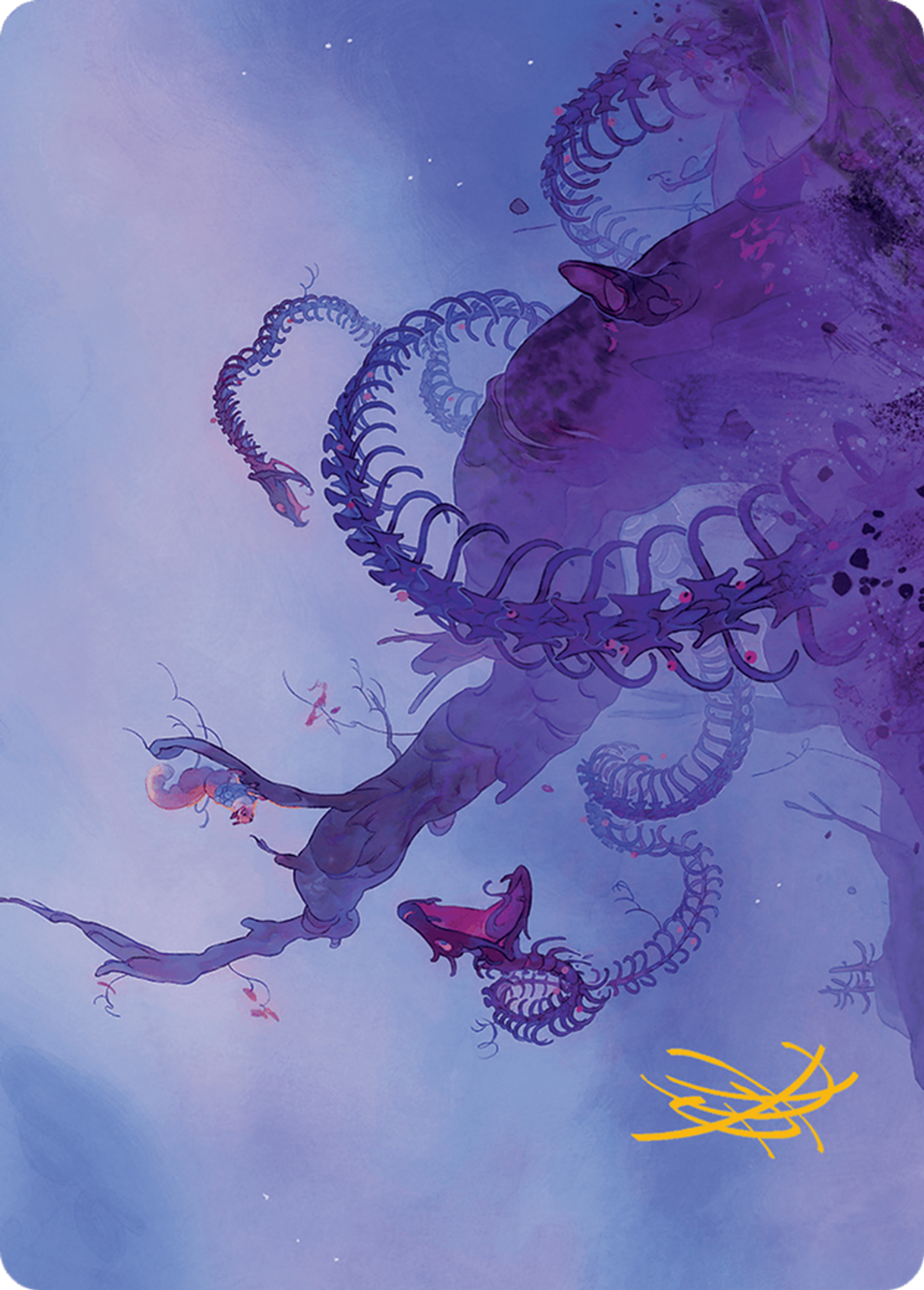 Coiling Rebirth — Bloomburrow Art Series — Magic: The Gathering