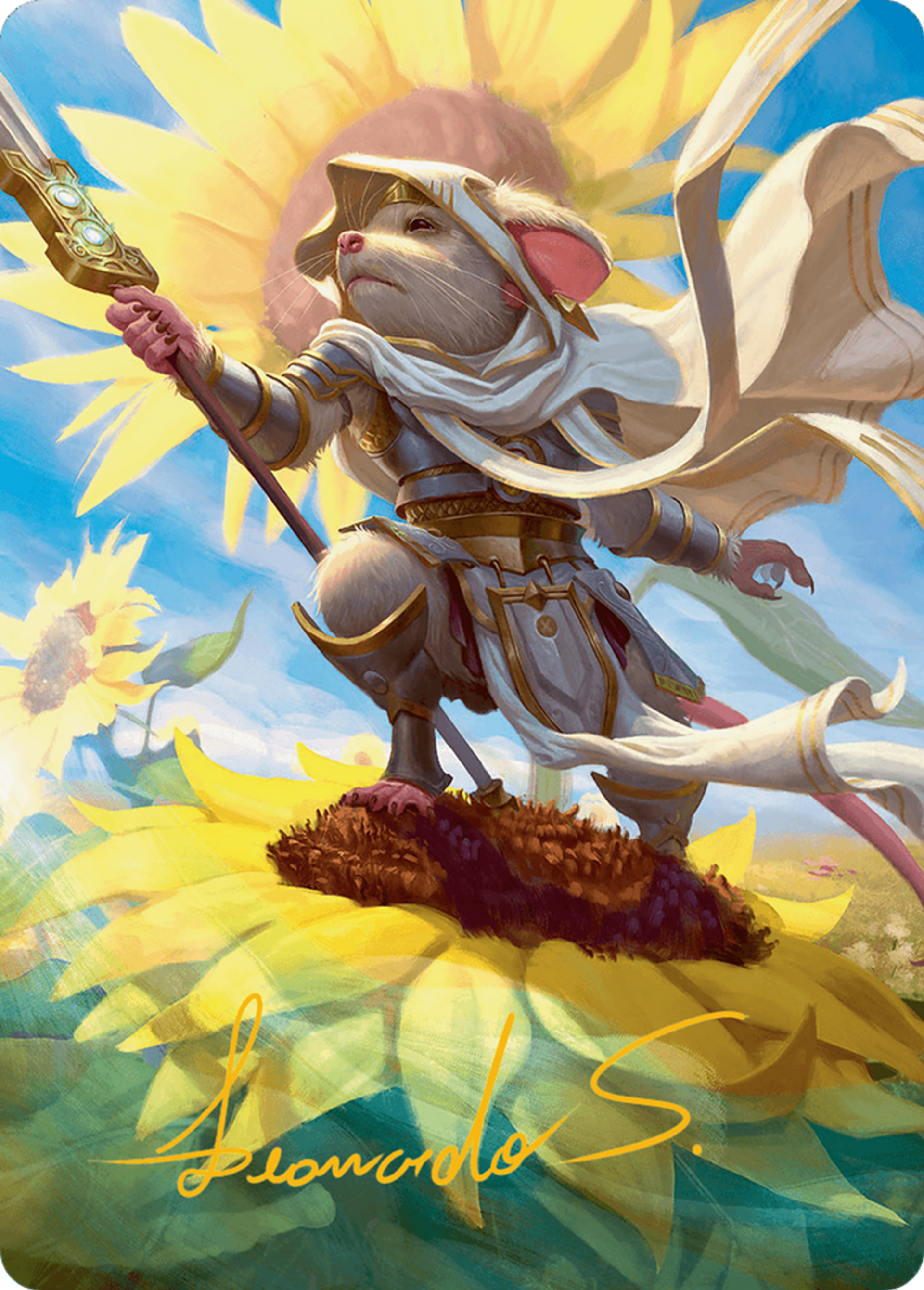 Elspeth, Sun's Champion — Bloomburrow Art Series — Magic: The Gathering