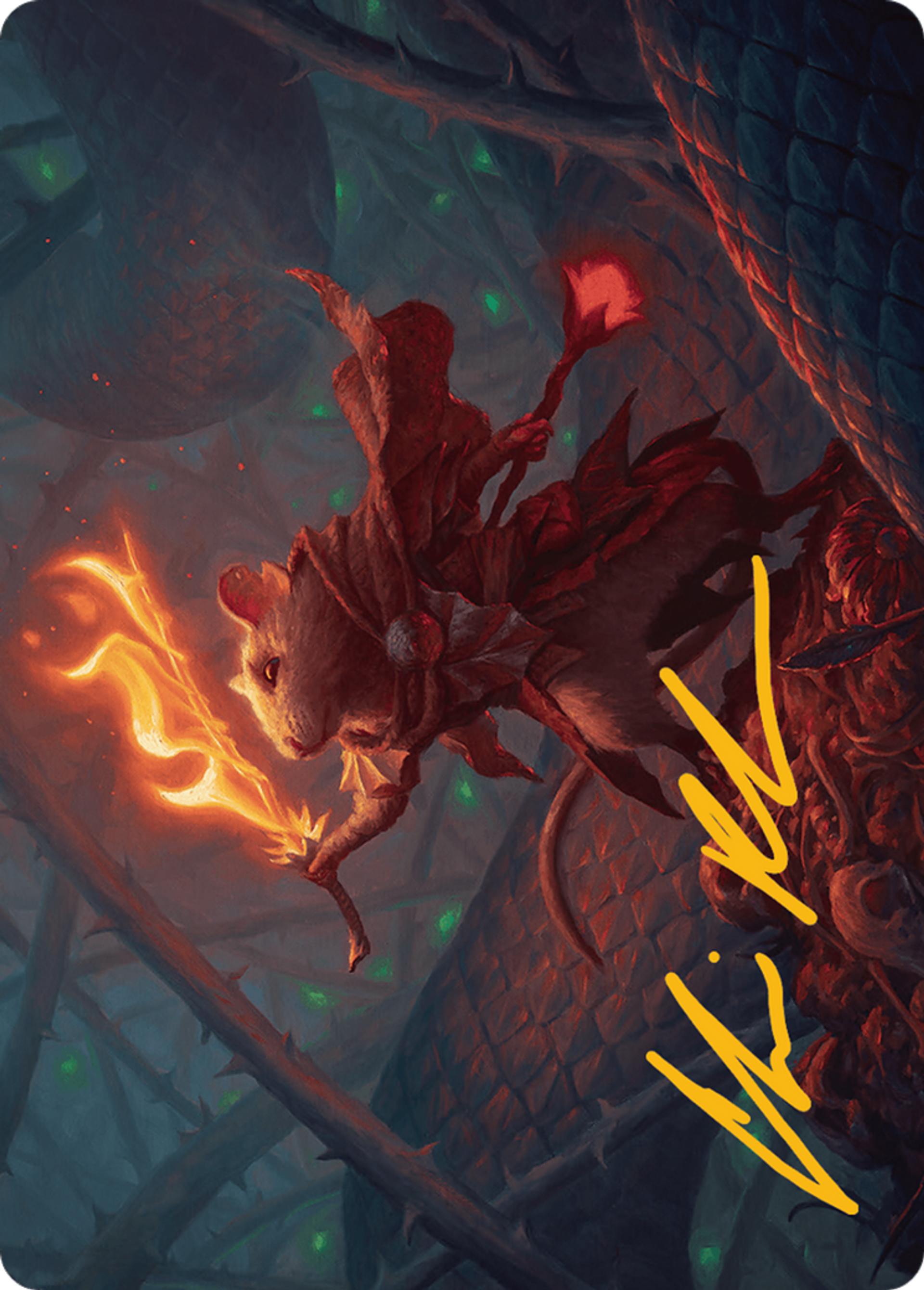 Emberheart Challenger — Bloomburrow Art Series — Magic: The Gathering