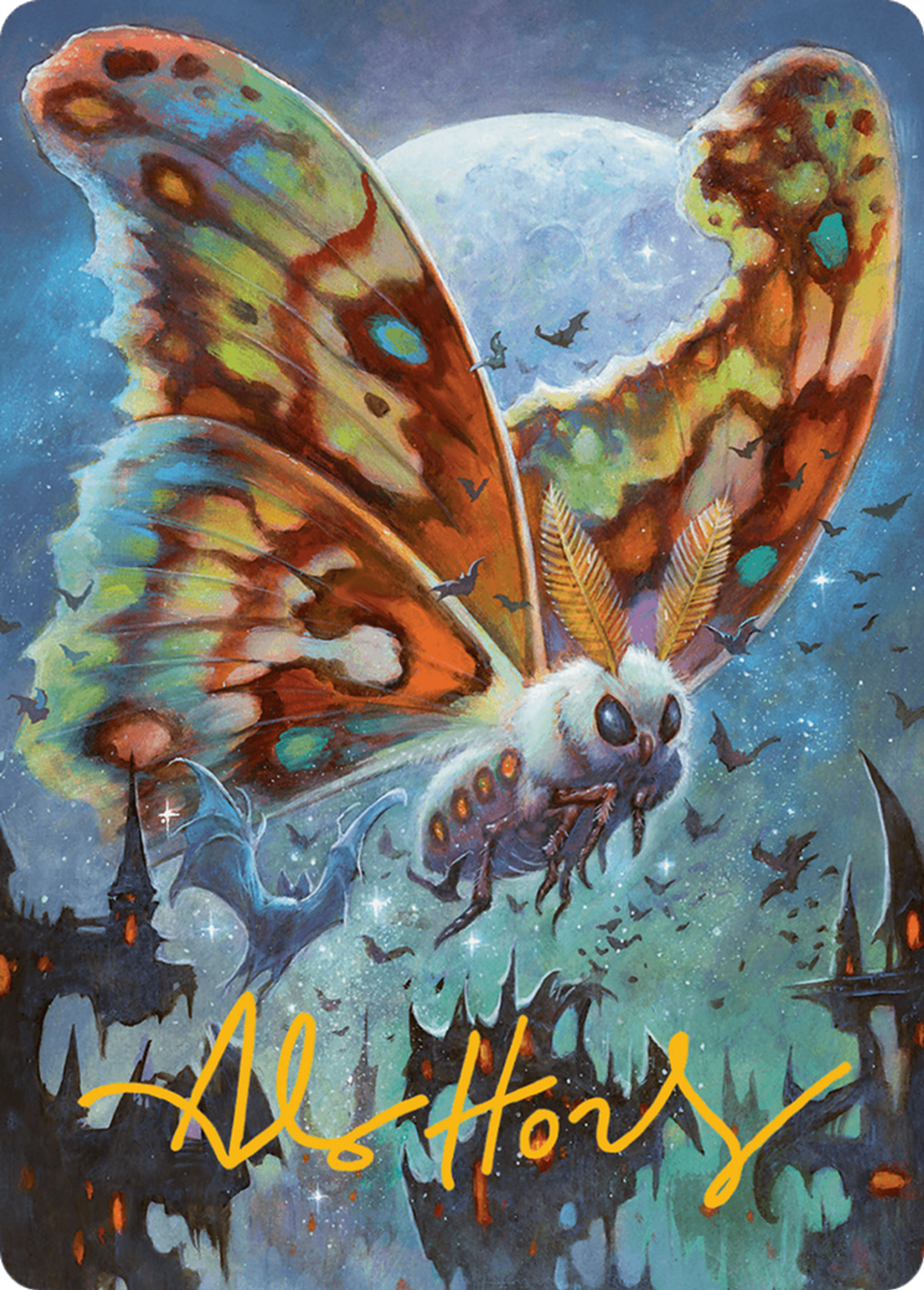 Luminous Broodmoth — Bloomburrow Art Series — Magic: The Gathering