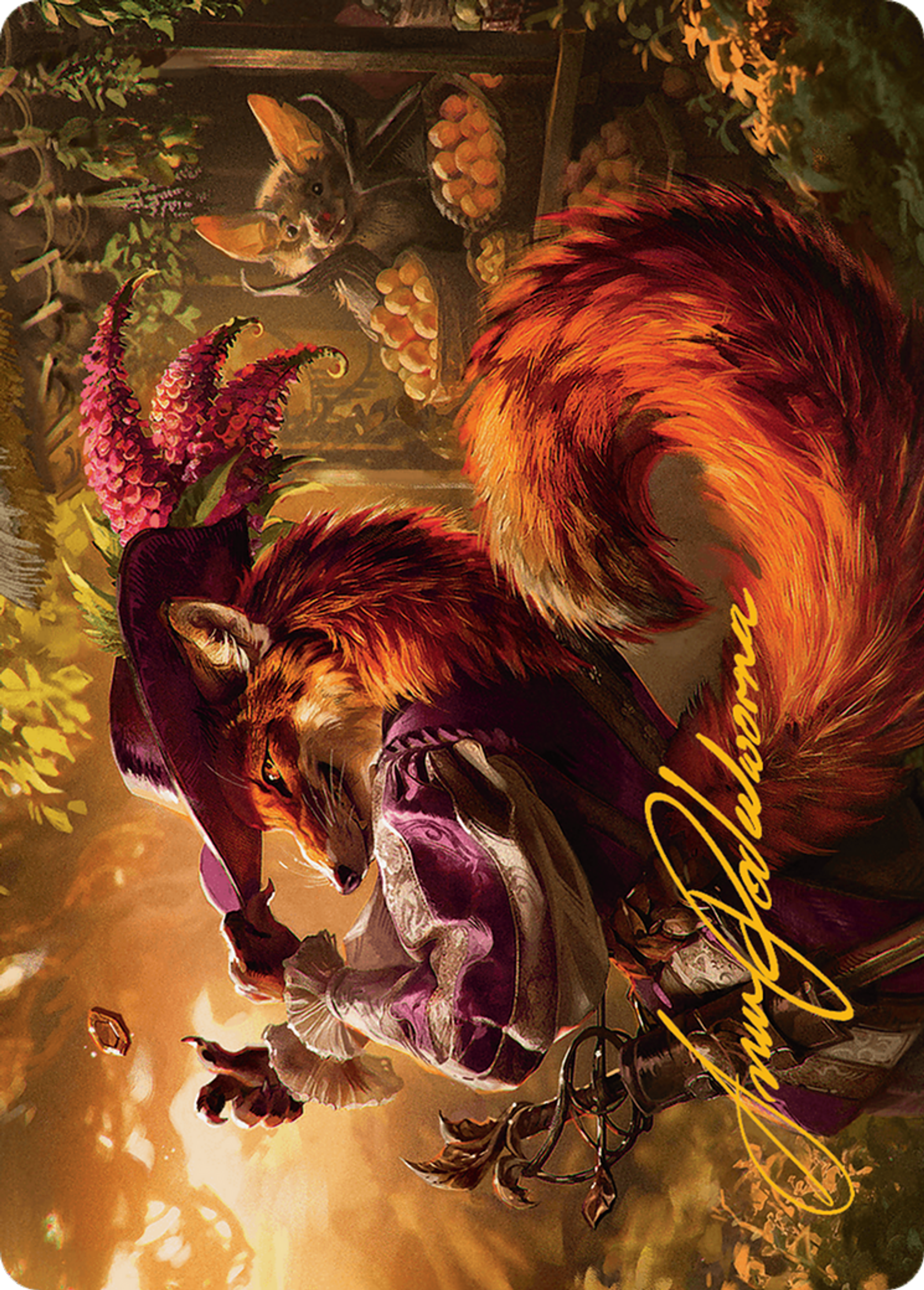 Mr. Foxglove — Bloomburrow Art Series — Magic: The Gathering