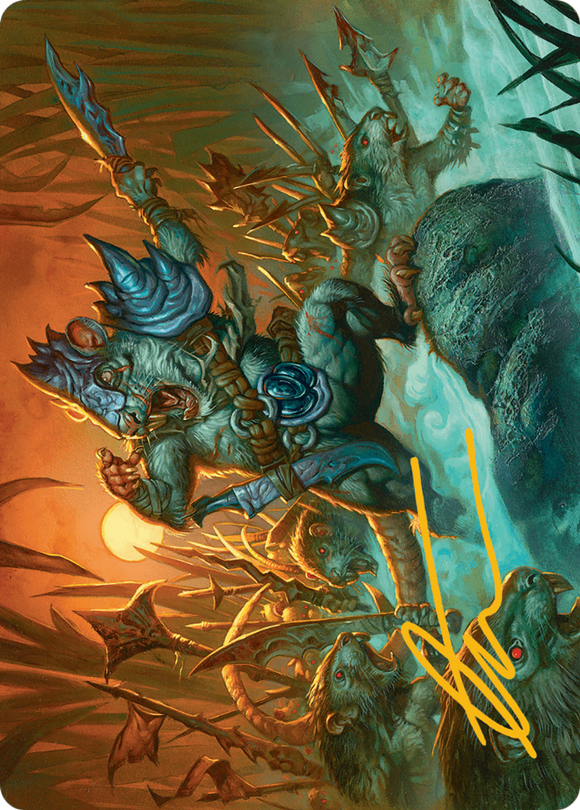 Persistent Marshstalker — Bloomburrow Art Series — Magic: The Gathering