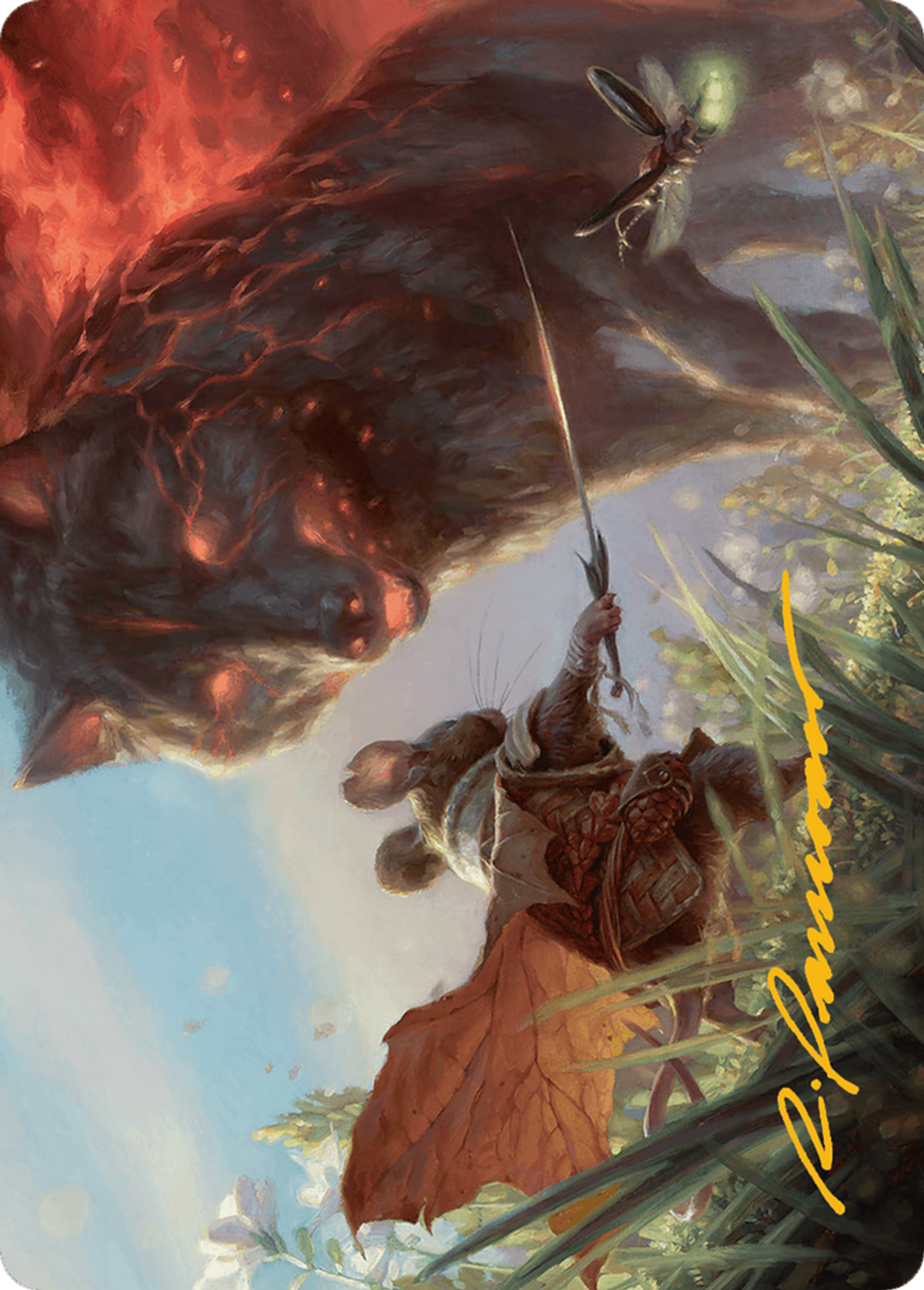 Repel Calamity — Bloomburrow Art Series — Magic: The Gathering