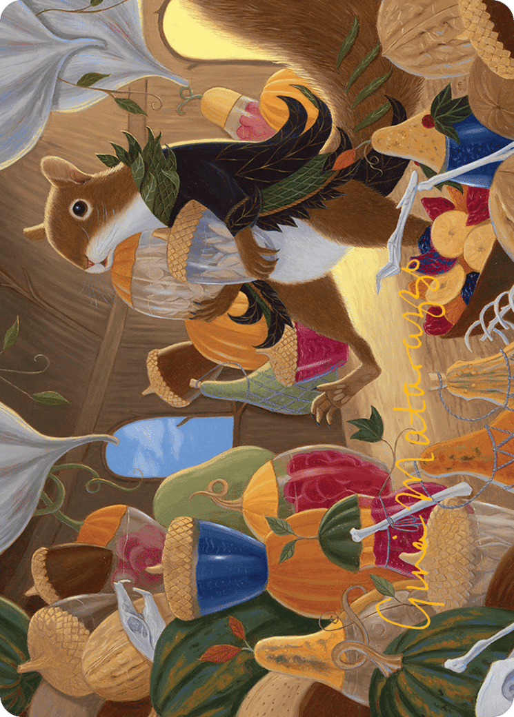 Stocking the Pantry — Bloomburrow Art Series — Magic: The Gathering