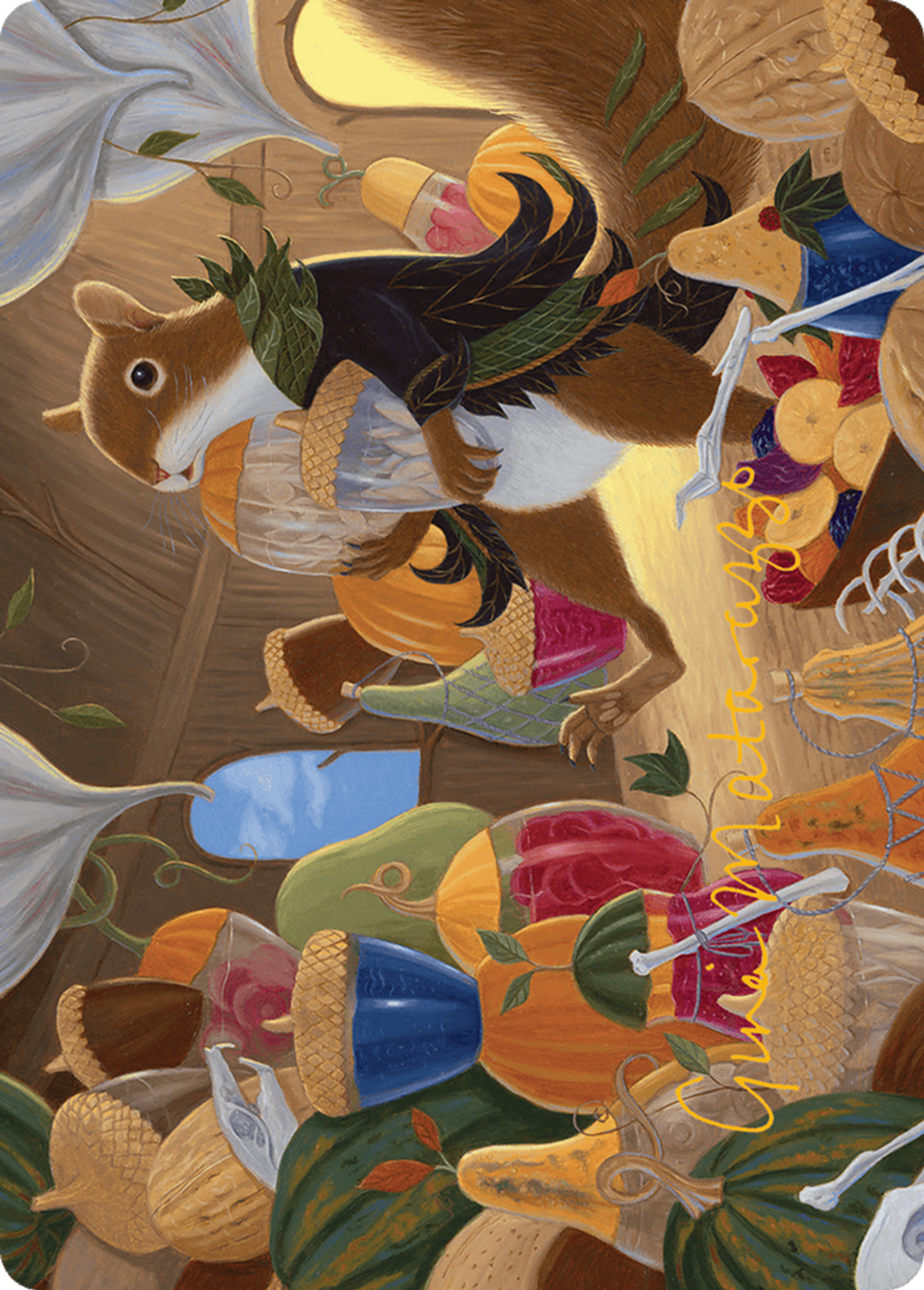 Stocking the Pantry — Bloomburrow Art Series — Magic: The Gathering