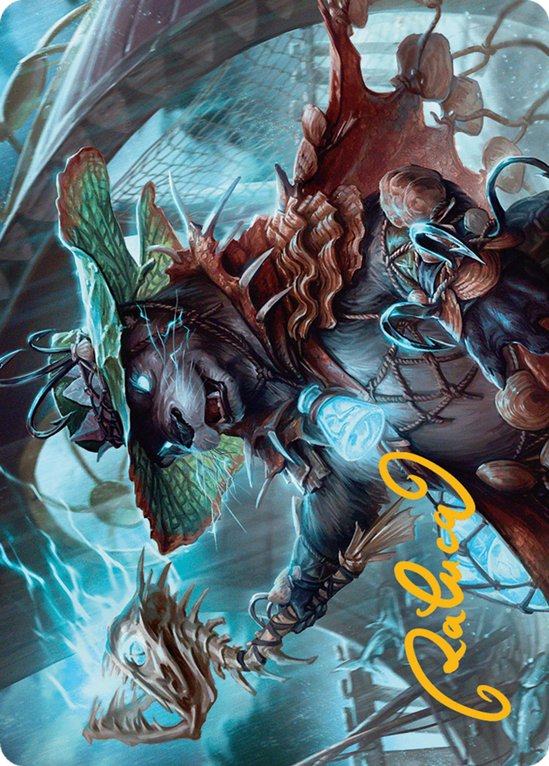 Tempest Angler — Bloomburrow Art Series — Magic: The Gathering
