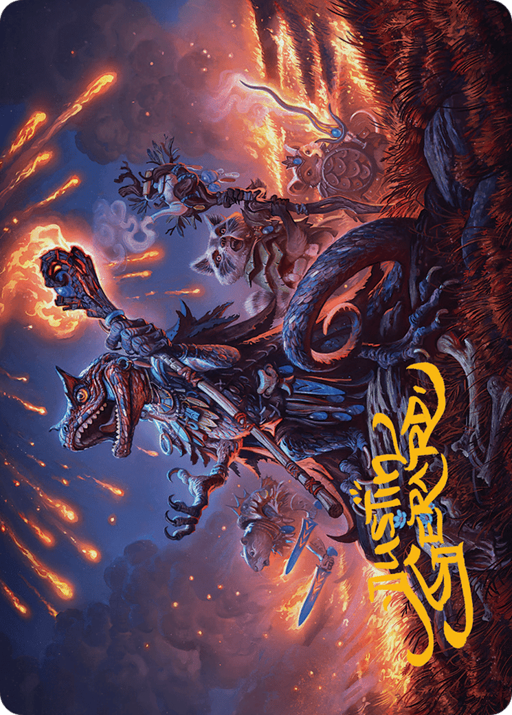 Valley Flamecaller — Bloomburrow Art Series — Magic: The Gathering