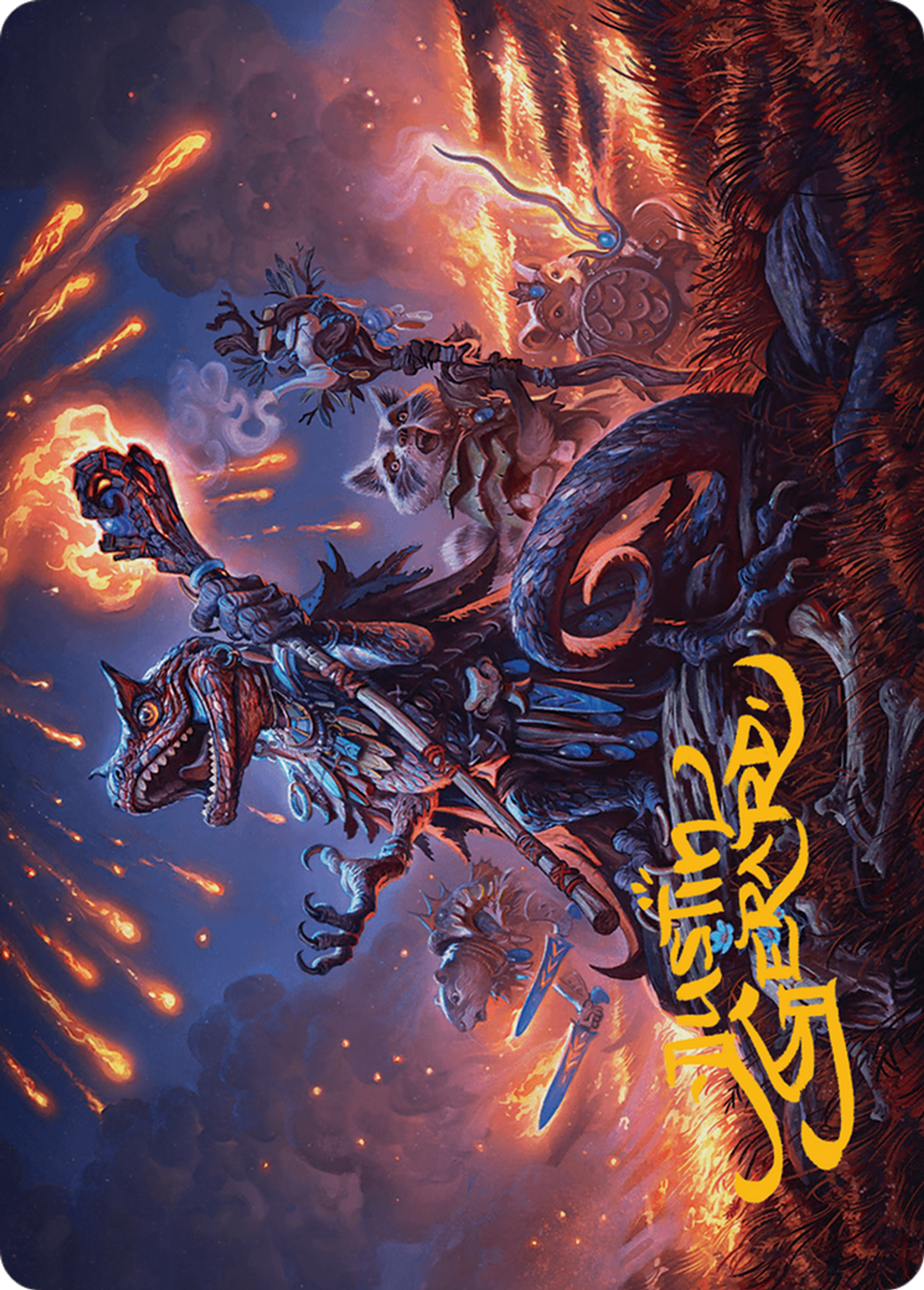 Valley Flamecaller — Bloomburrow Art Series — Magic: The Gathering
