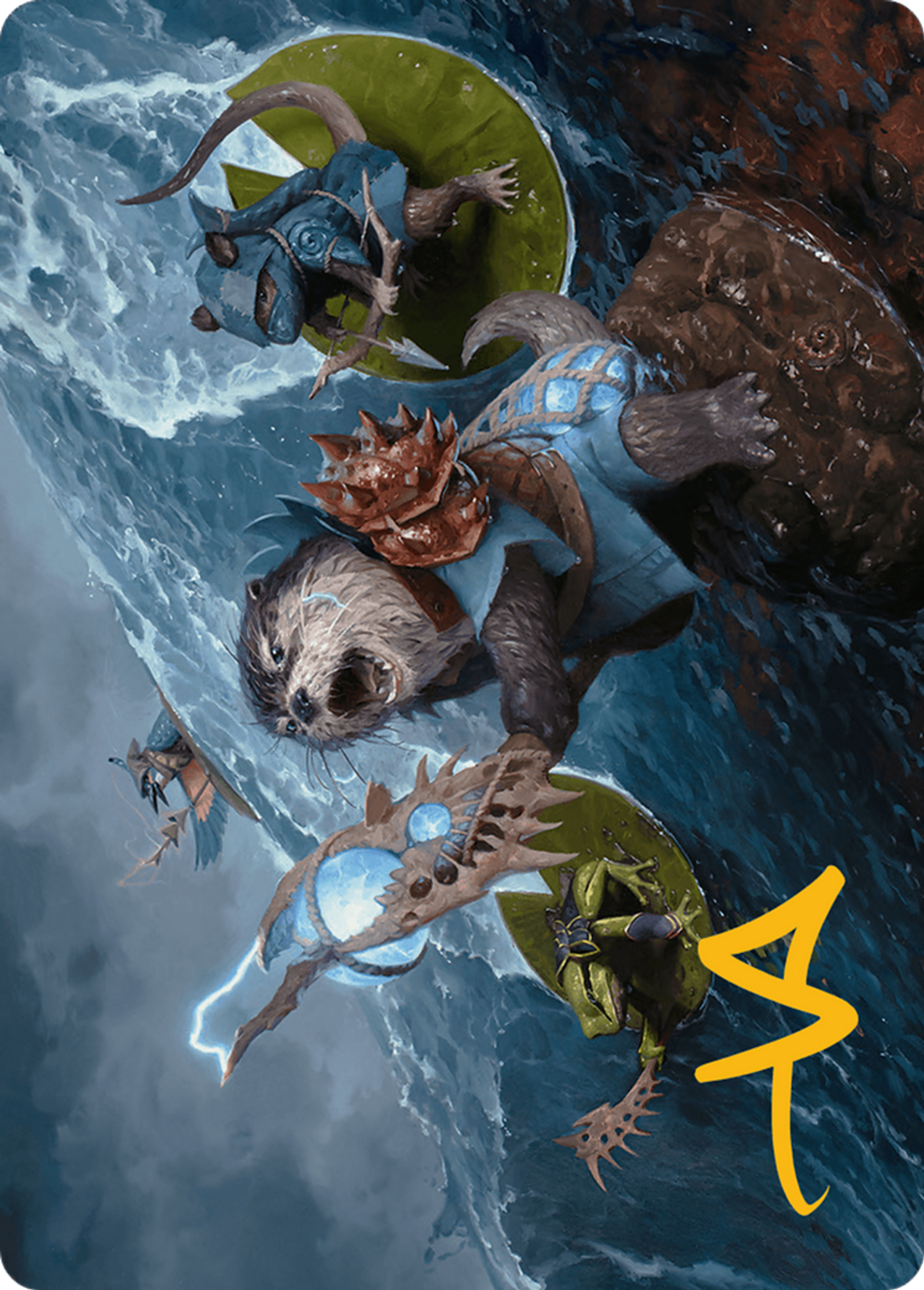 Valley Floodcaller — Bloomburrow Art Series — Magic: The Gathering
