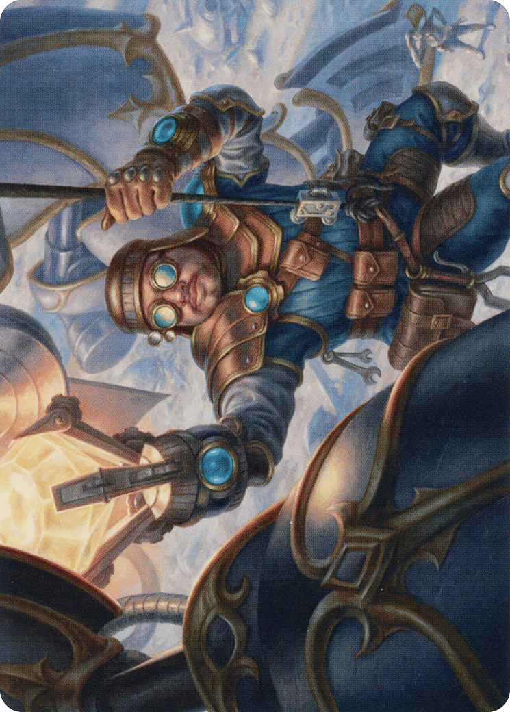 Powerstone Engineer — The Brothers' War Art Series — Magic: The Gathering