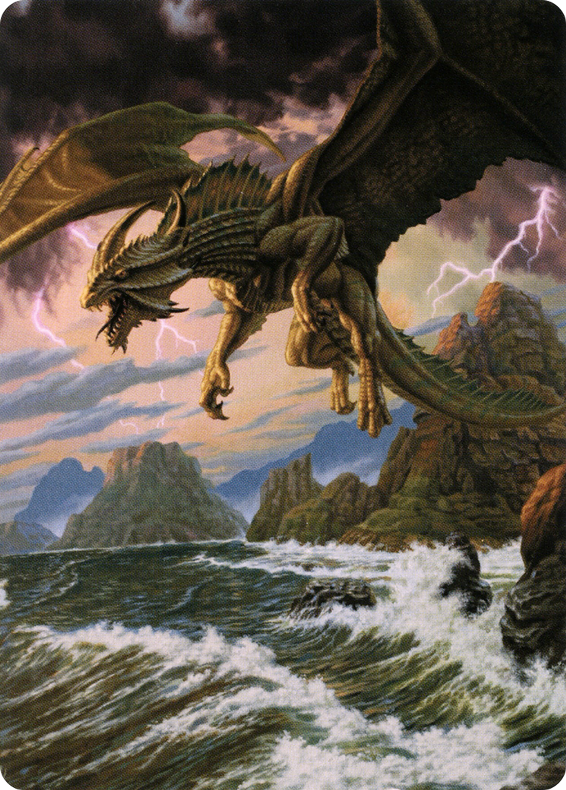 Ancient Bronze Dragon — Battle for Baldur's Gate Art Series — Magic: The Gathering