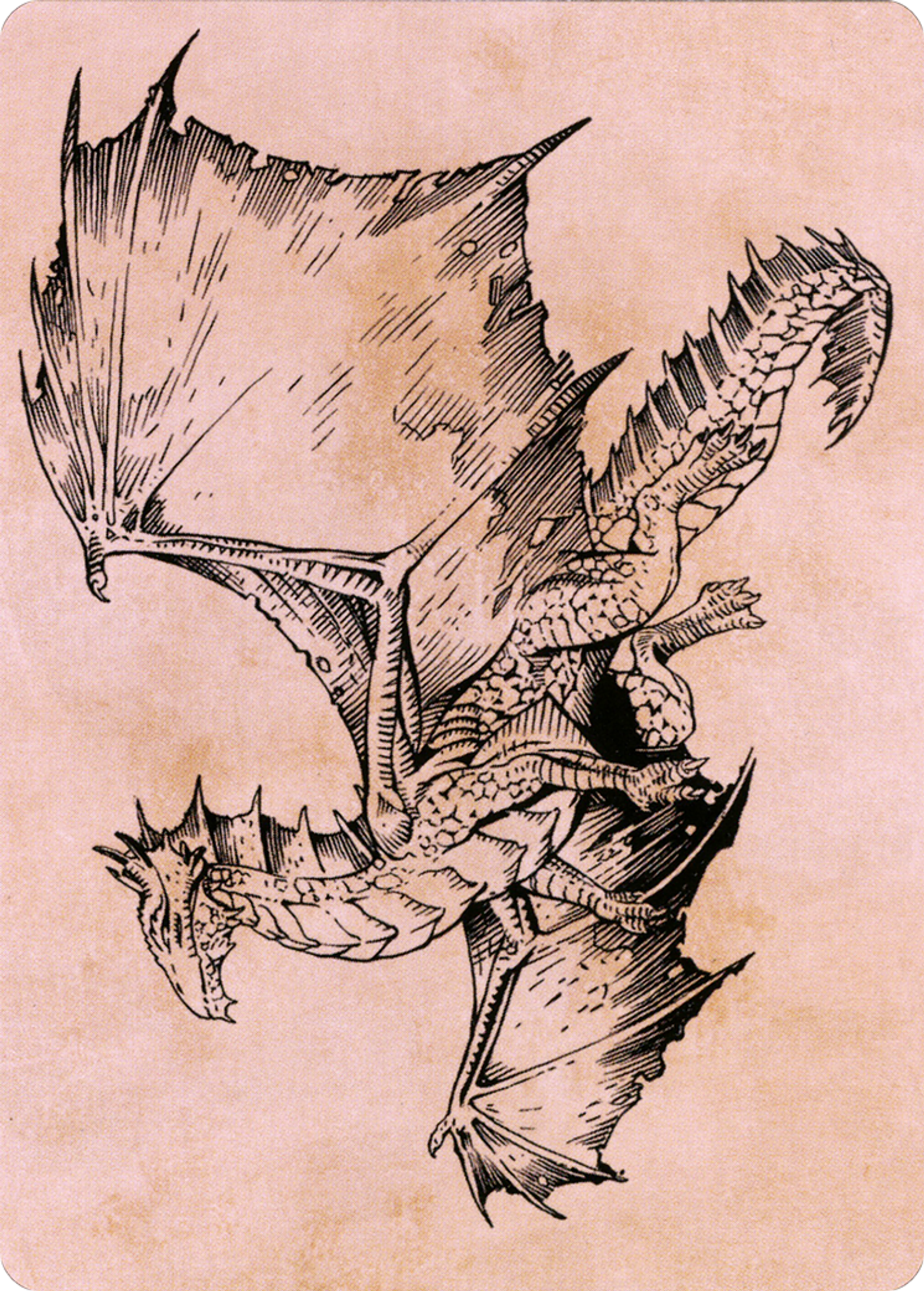 Ancient Bronze Dragon — Battle for Baldur's Gate Art Series — Magic: The Gathering