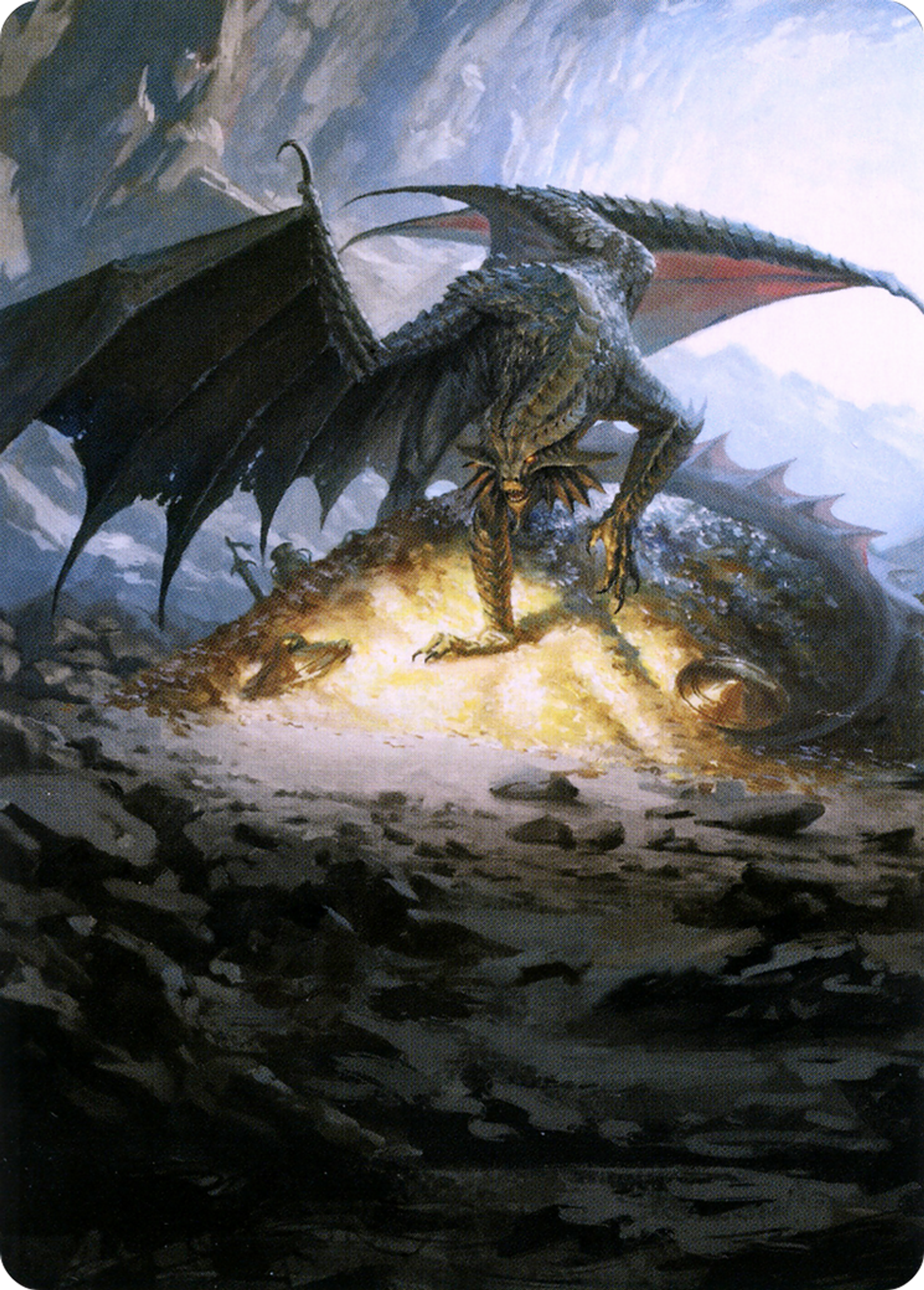 Ancient Copper Dragon — Battle for Baldur's Gate Art Series — Magic: The Gathering