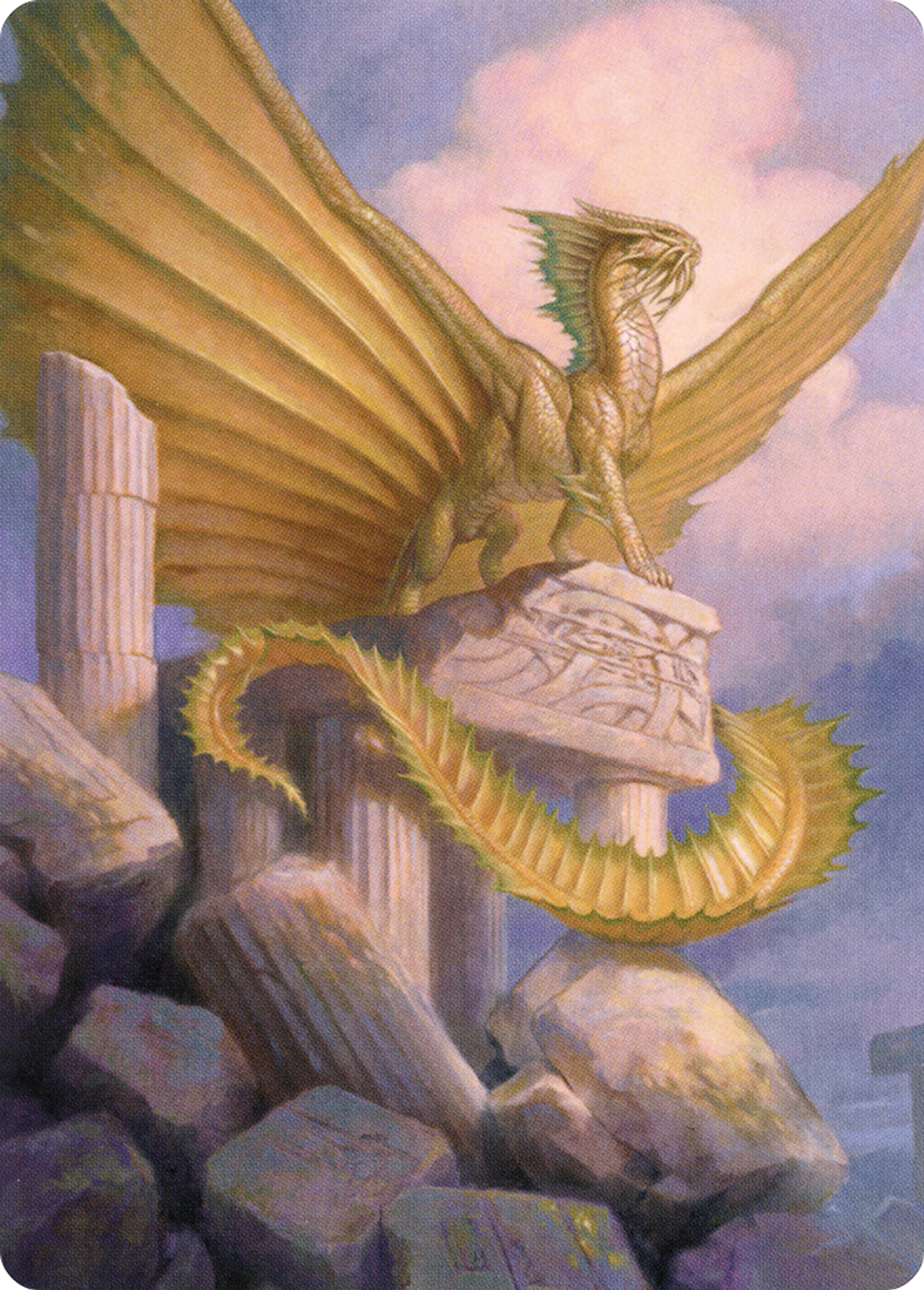 Ancient Gold Dragon — Battle for Baldur's Gate Art Series — Magic: The Gathering