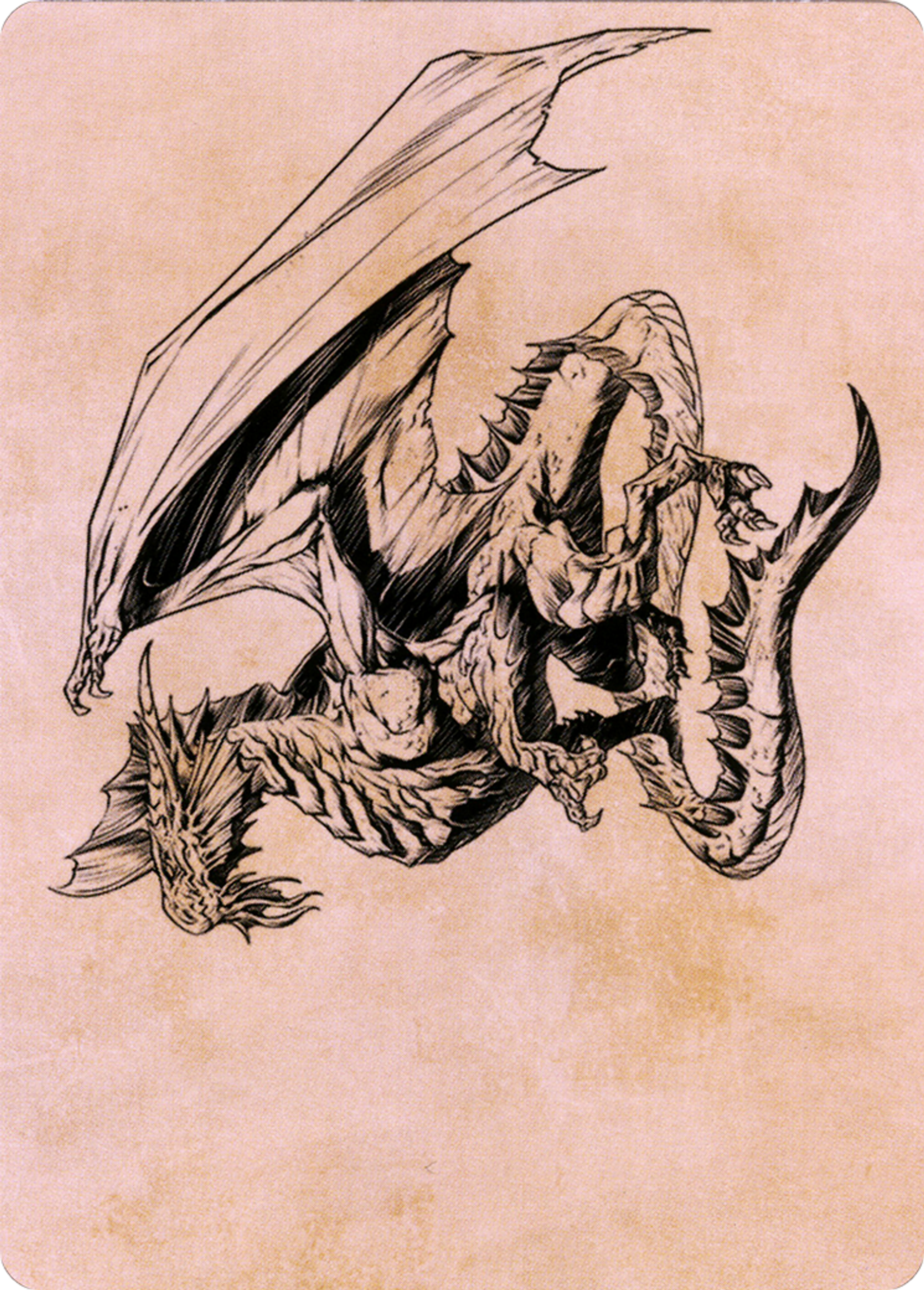Ancient Silver Dragon — Battle for Baldur's Gate Art Series — Magic: The Gathering