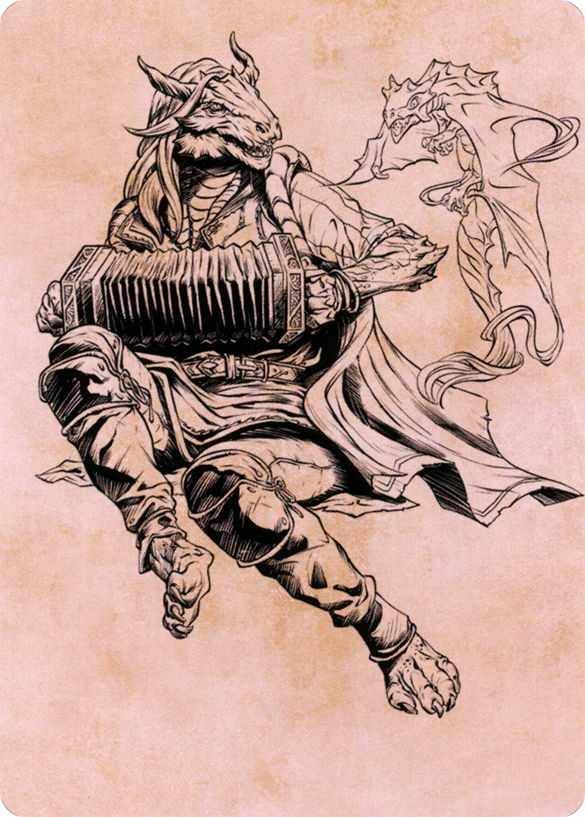 Korlessa, Scale Singer — Battle for Baldur's Gate Art Series — Magic: The Gathering