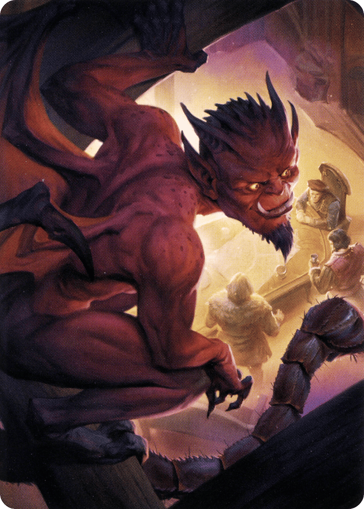 Nefarious Imp — Battle for Baldur's Gate Art Series — Magic: The Gathering