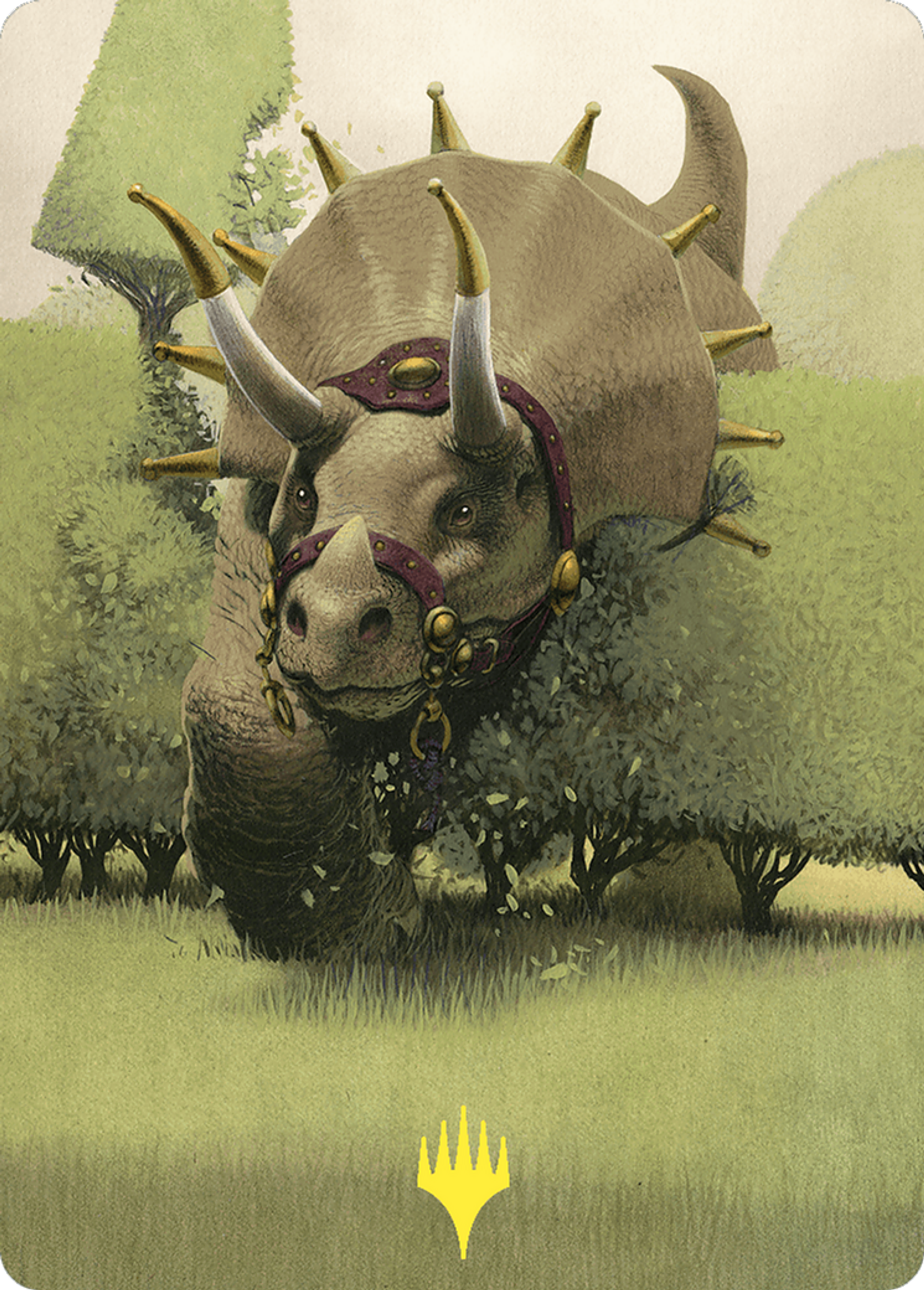 Regal Behemoth — Commander Masters Art Series — Magic: The Gathering