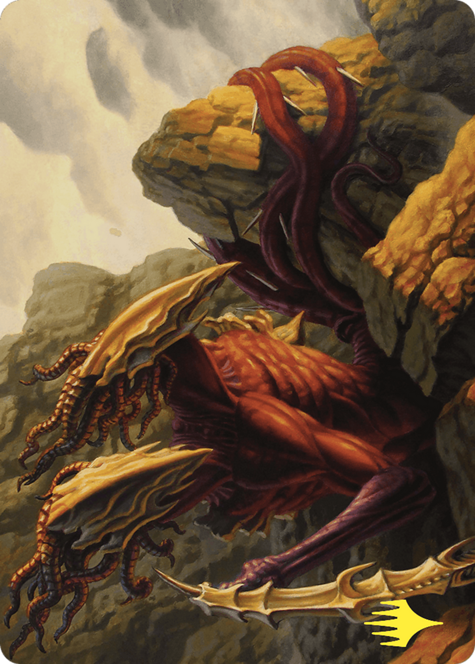 Two-Headed Sliver — Commander Masters Art Series — Magic: The Gathering