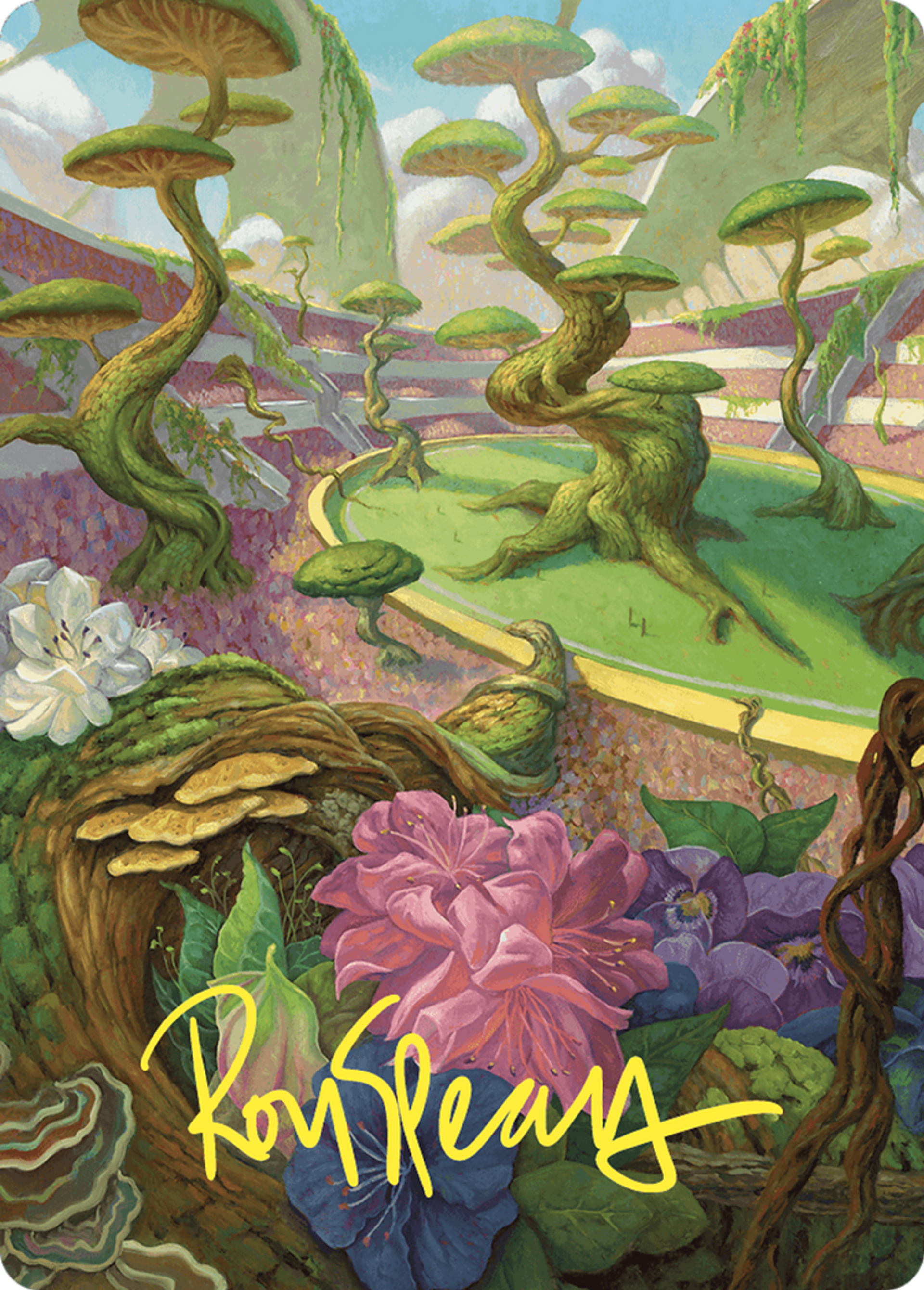 Undergrowth Stadium — Commander Masters Art Series — Magic: The Gathering