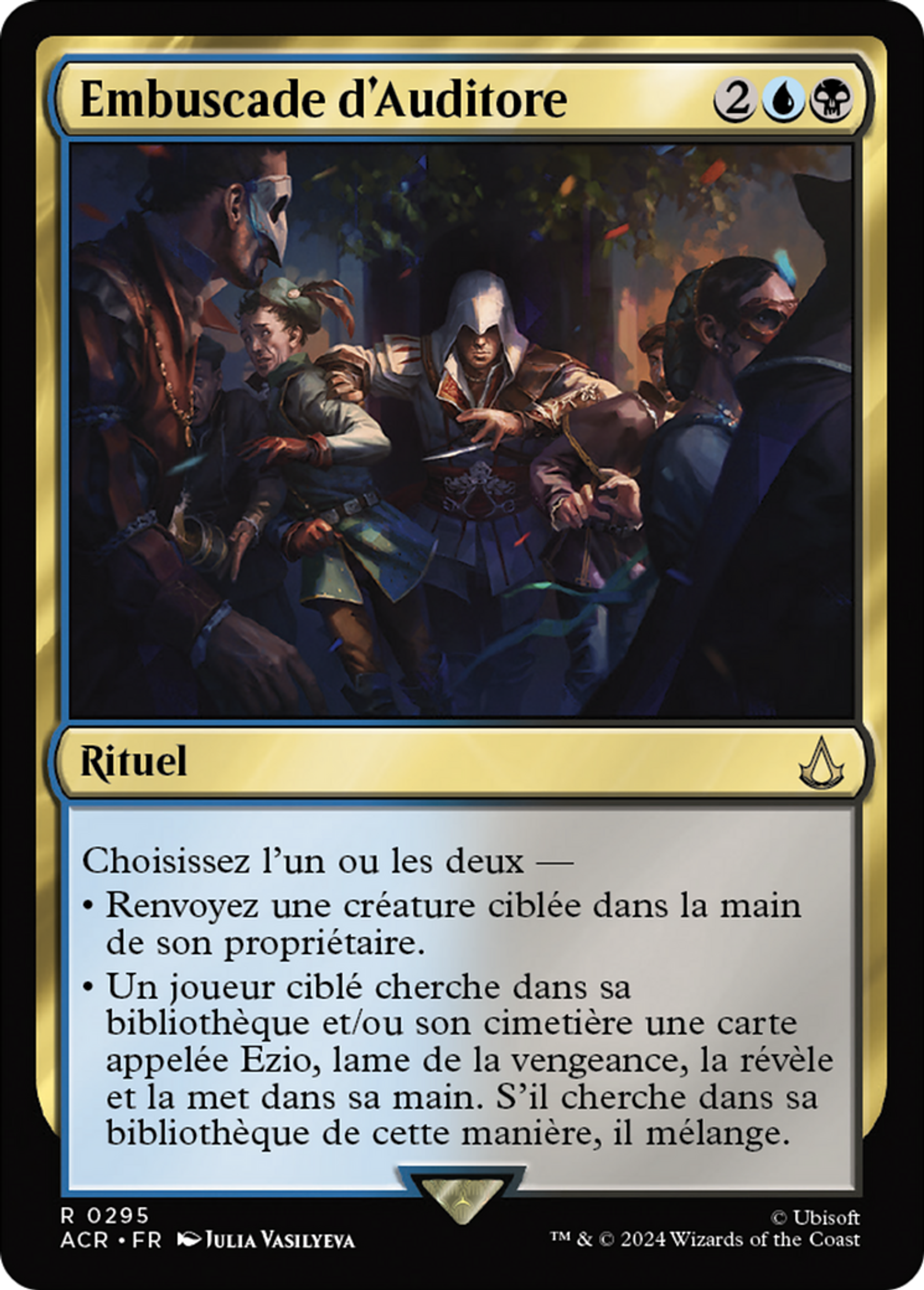 Embuscade d'Auditore — Assassin's Creed — Magic: The Gathering