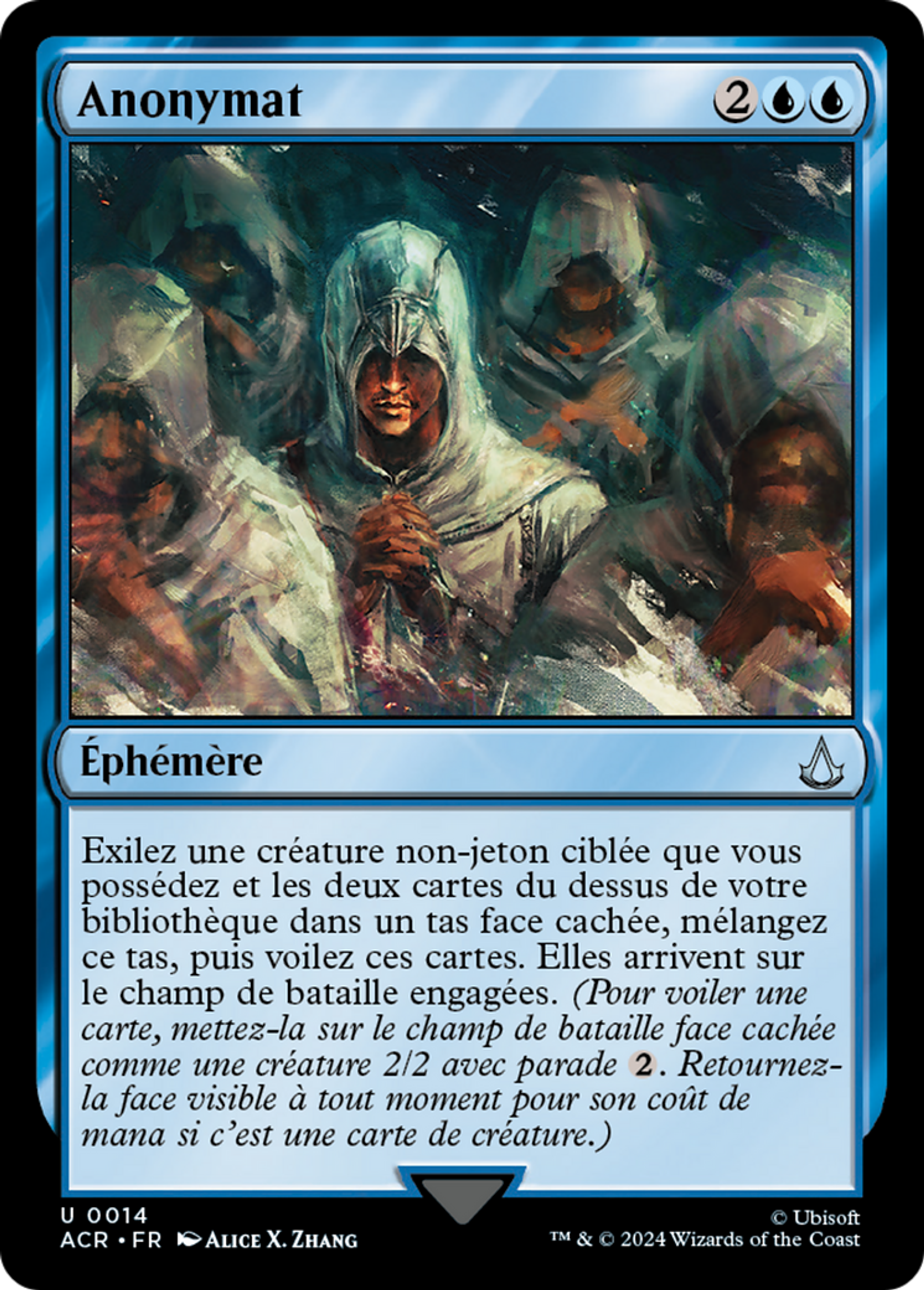 Anonymat — Assassin's Creed — Magic: The Gathering