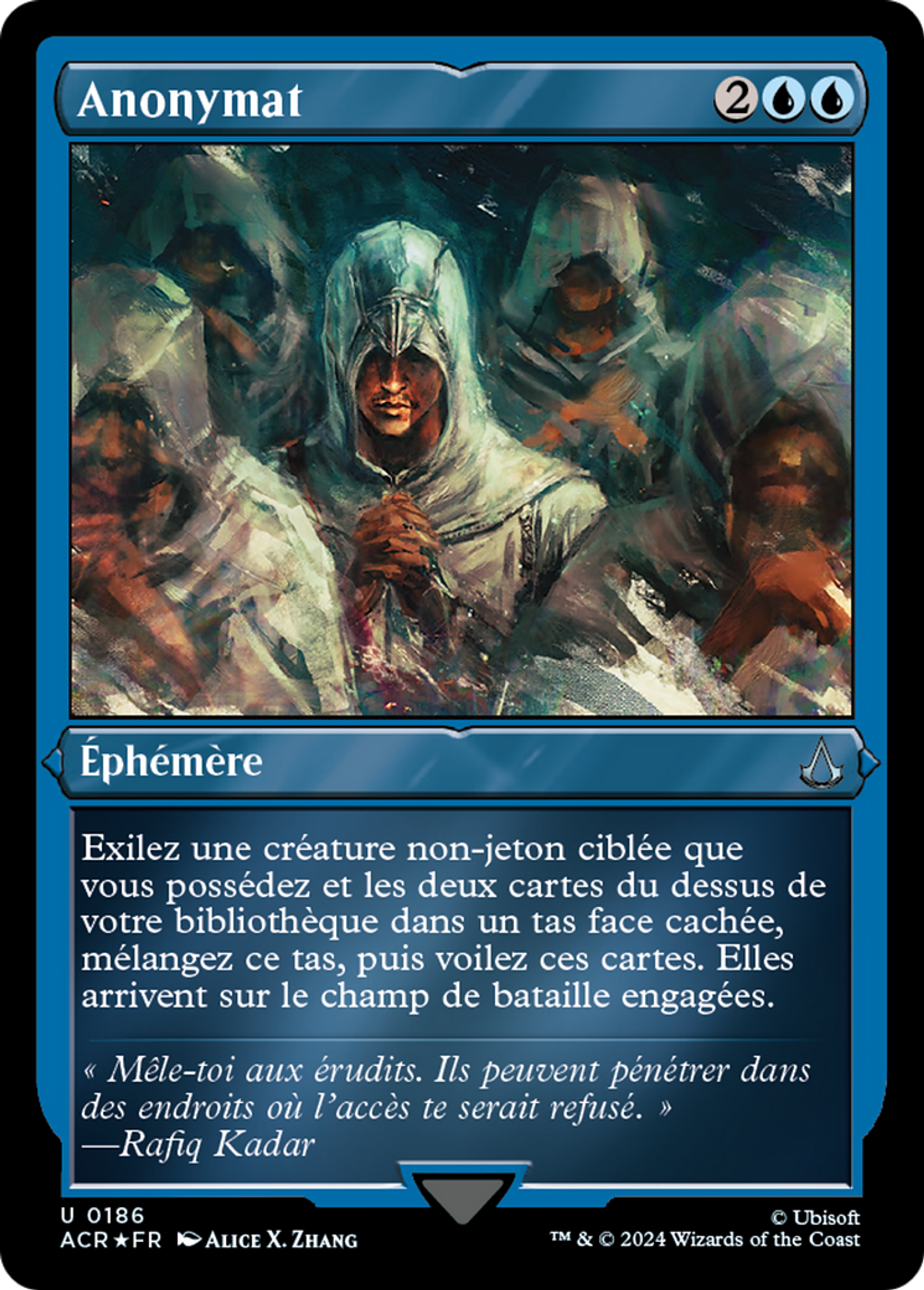 Anonymat — Assassin's Creed — Magic: The Gathering