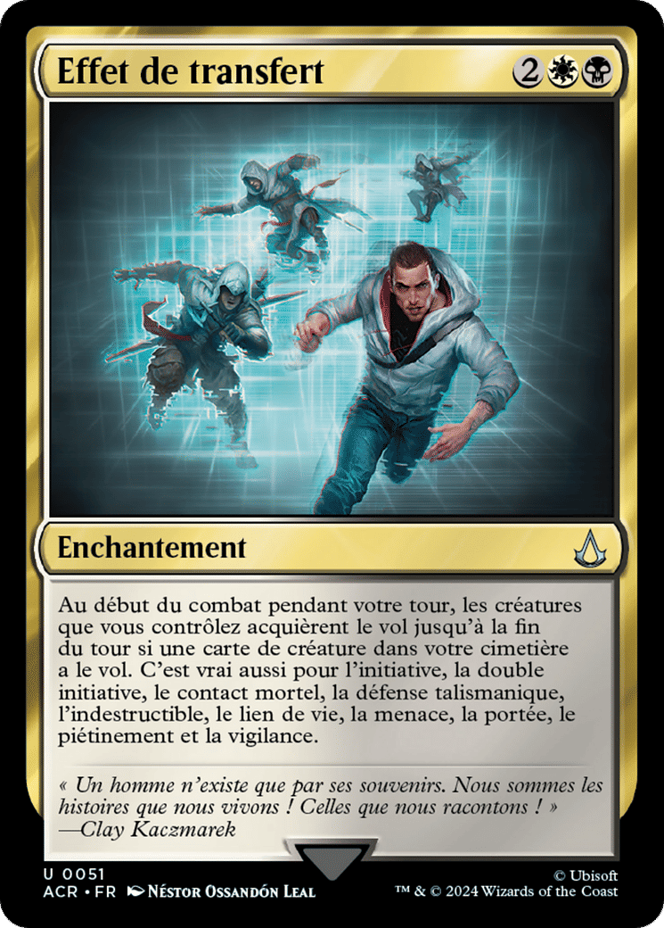 Effet de transfert — Assassin's Creed — Magic: The Gathering
