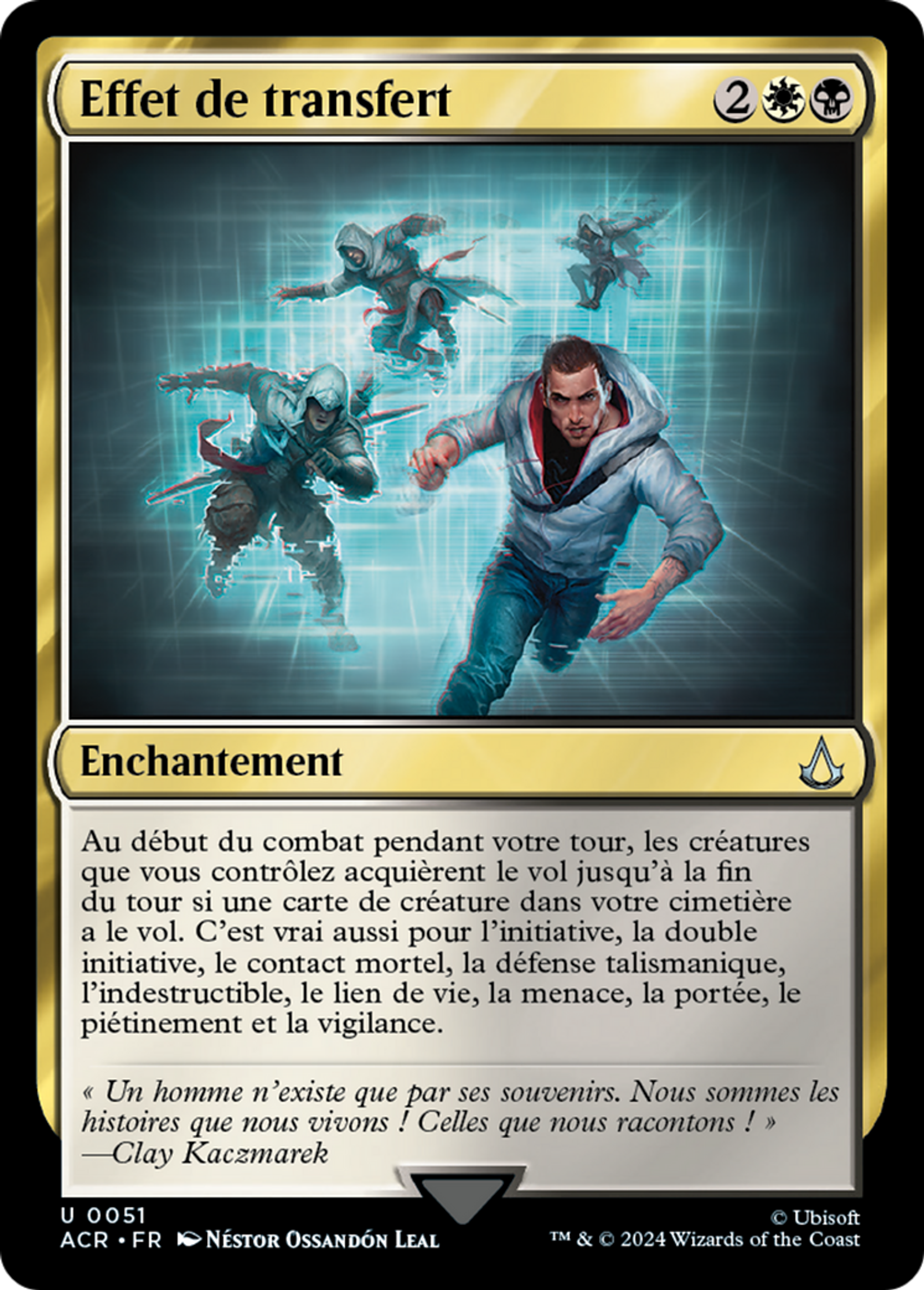 Effet de transfert — Assassin's Creed — Magic: The Gathering