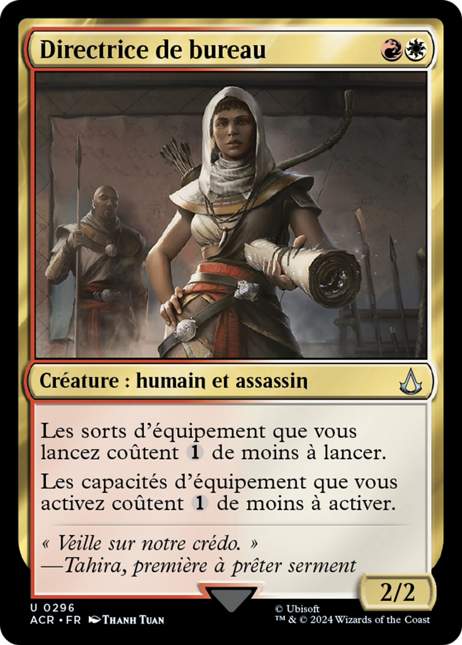 Directrice de bureau — Assassin's Creed — Magic: The Gathering