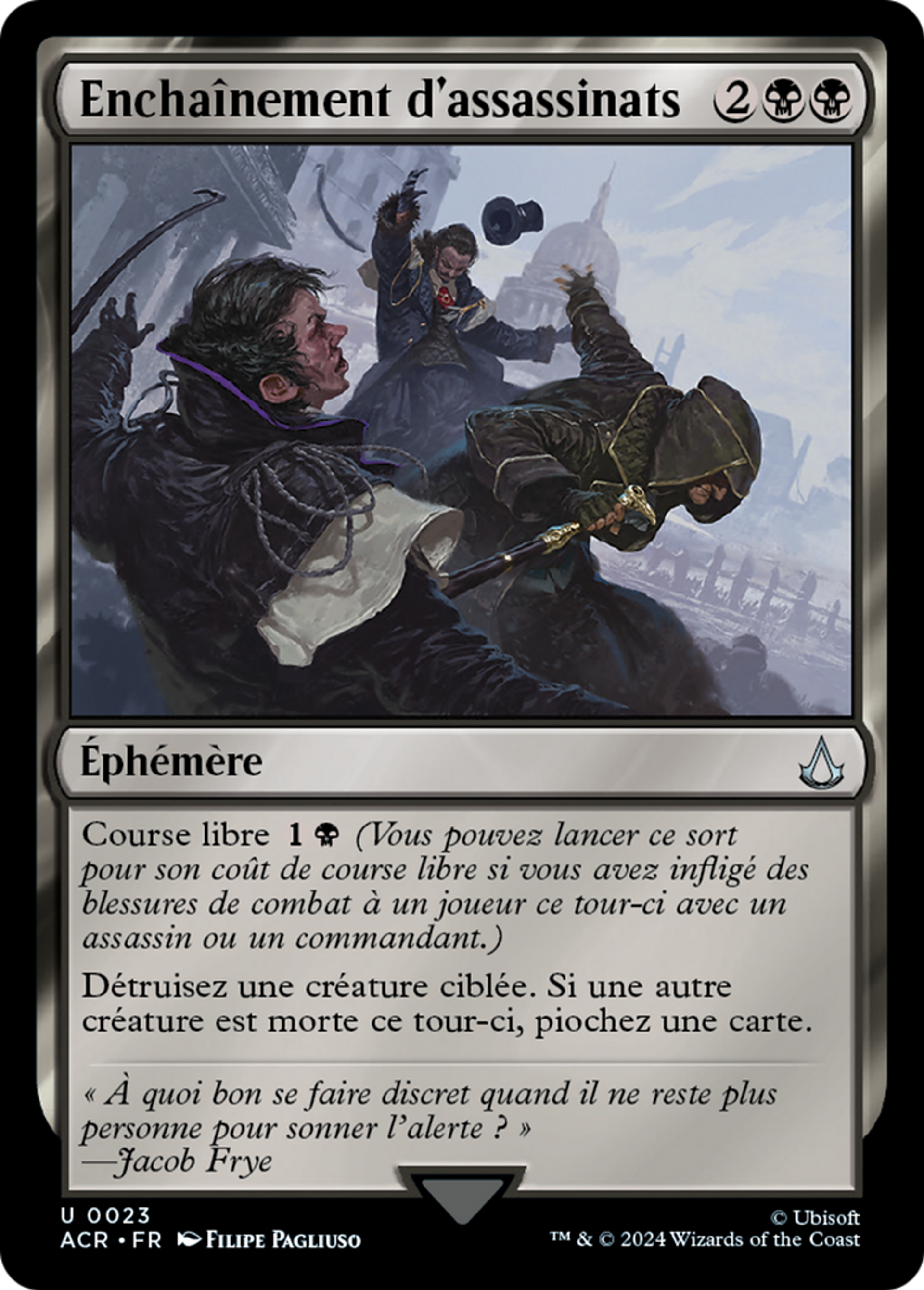 Enchaînement d'assassinats — Assassin's Creed — Magic: The Gathering