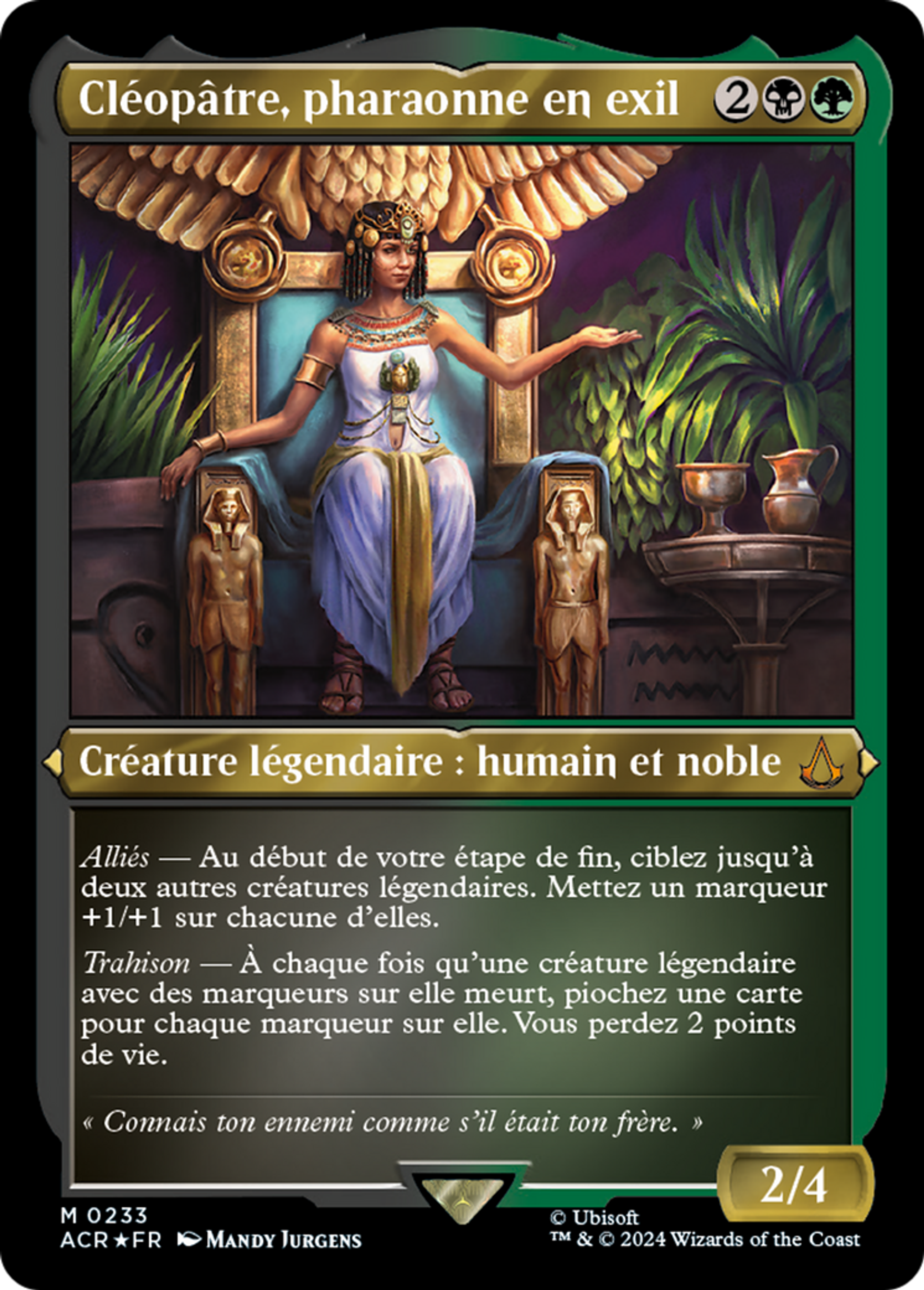 Cléopâtre, pharaonne en exil — Assassin's Creed — Magic: The Gathering