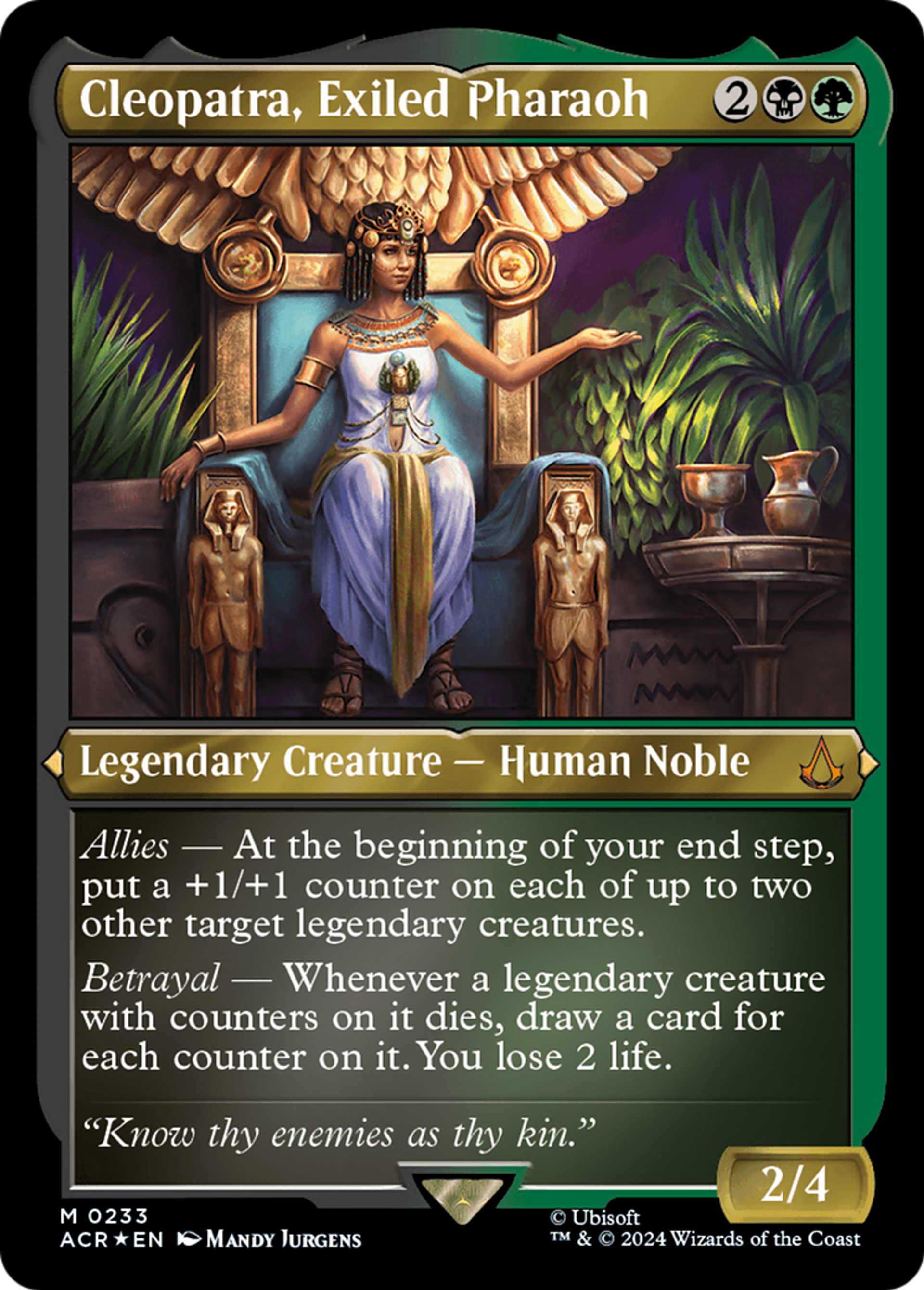 Cleopatra, Exiled Pharaoh — Assassin's Creed — Magic: The Gathering