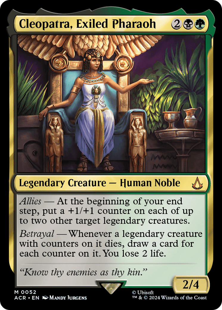 Cleopatra, Exiled Pharaoh — Assassin's Creed — Magic: The Gathering