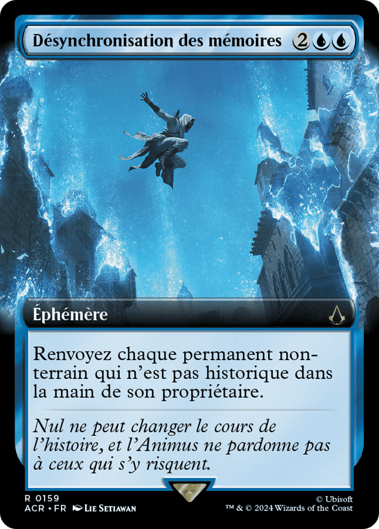 Désynchronisation des mémoires — Assassin's Creed — Magic: The Gathering